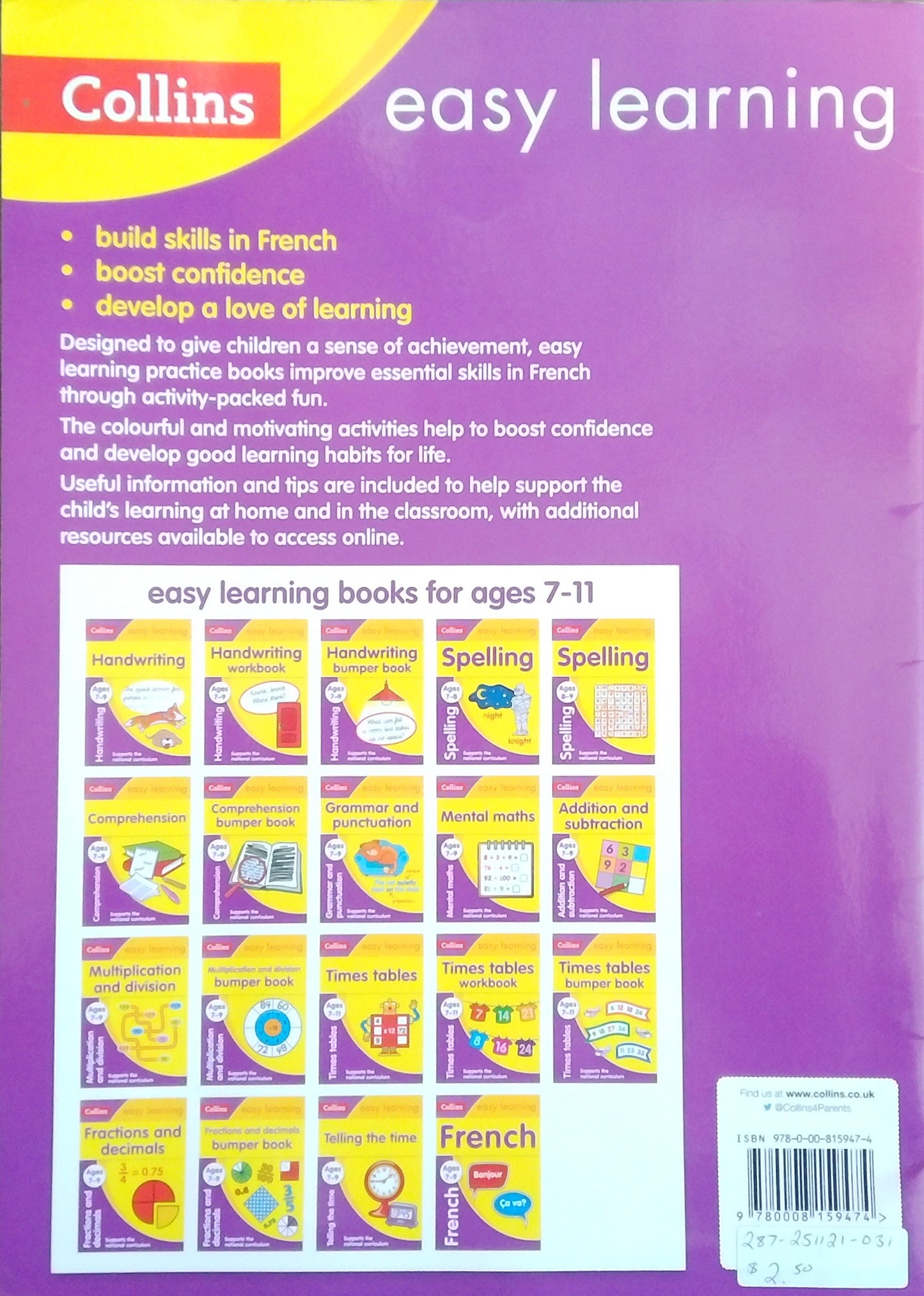 Collins Easy Learning: French