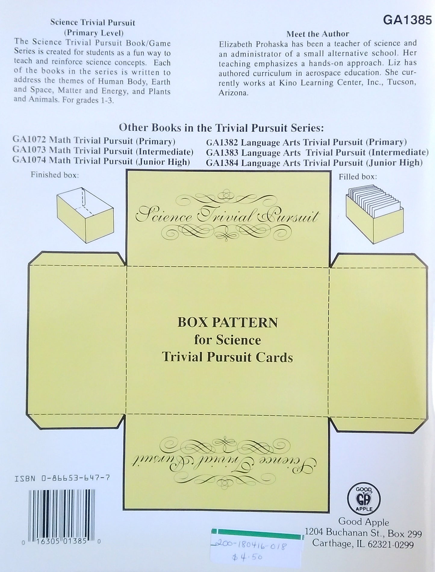 Primary Science Trivial Pursuit