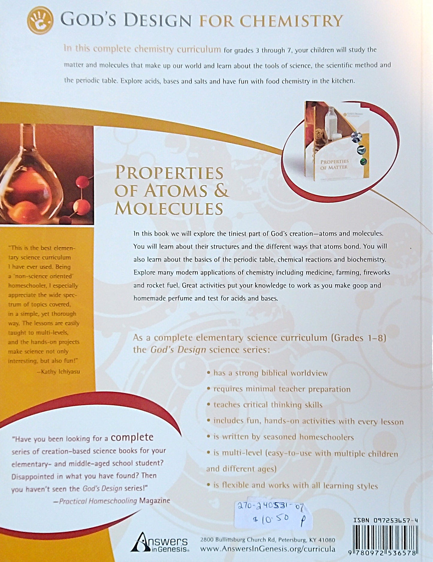 Properties Of Atoms & Molecules Textbook