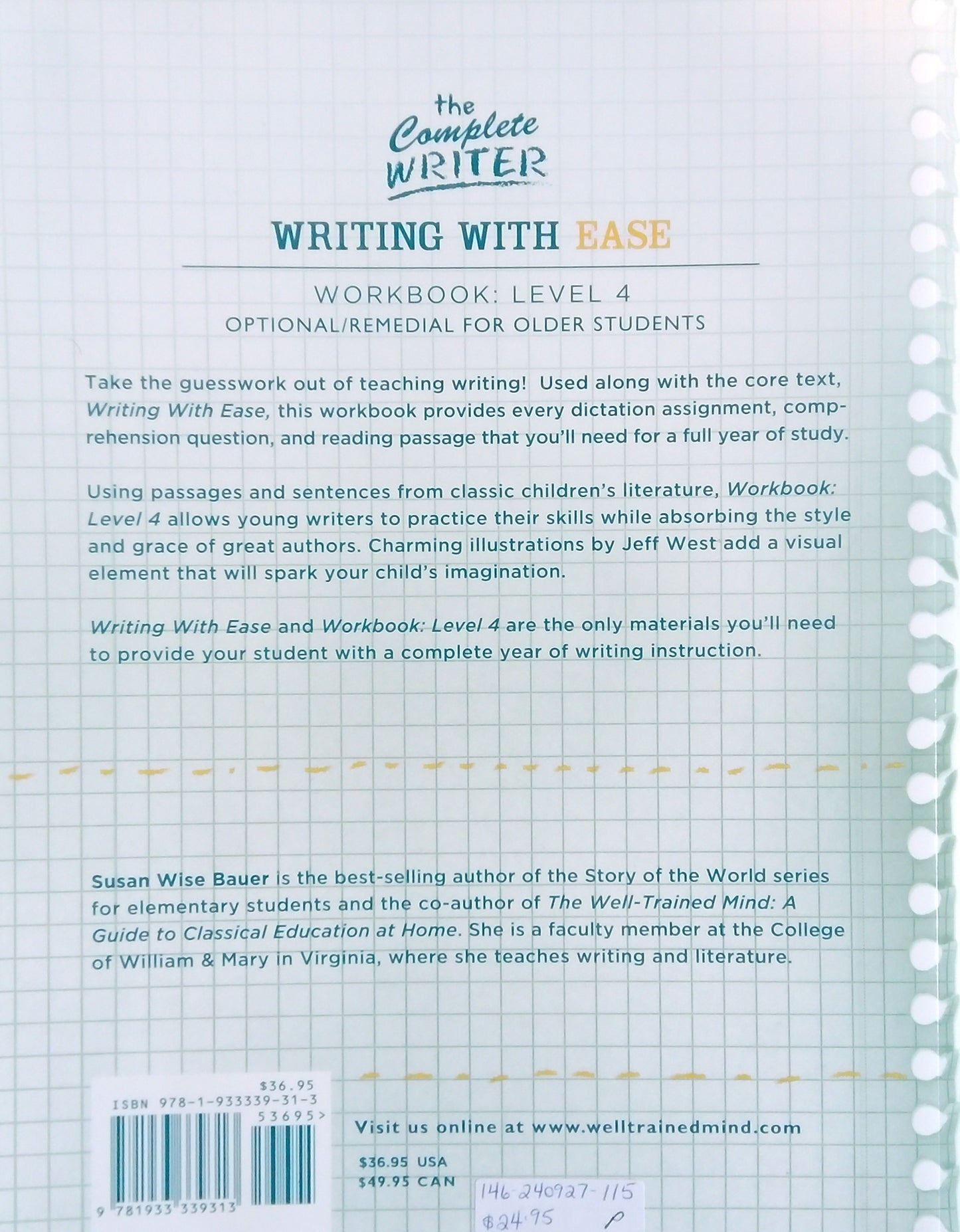Writing With Ease Workbook: Level 4