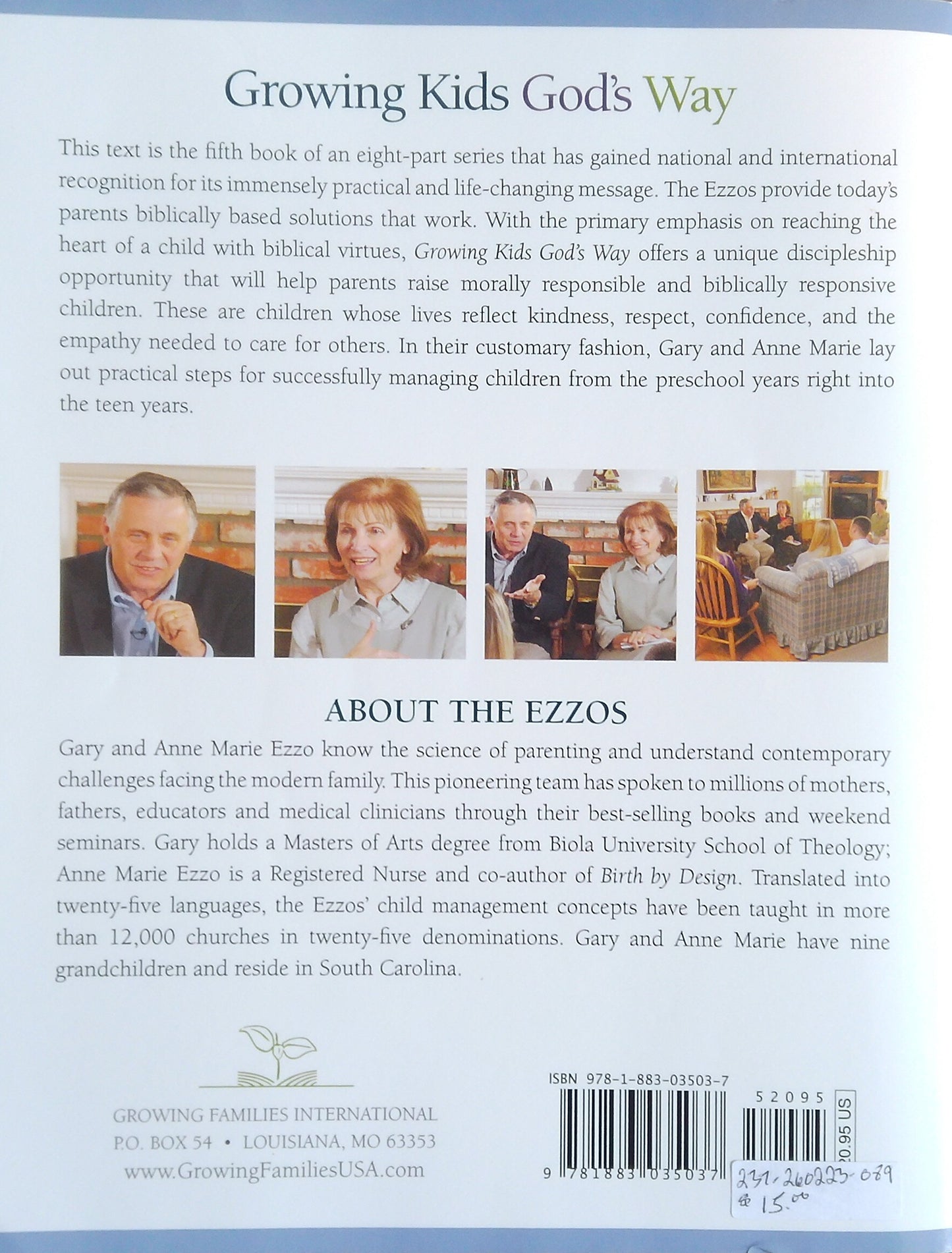 Growing Kids God's Way Worktext