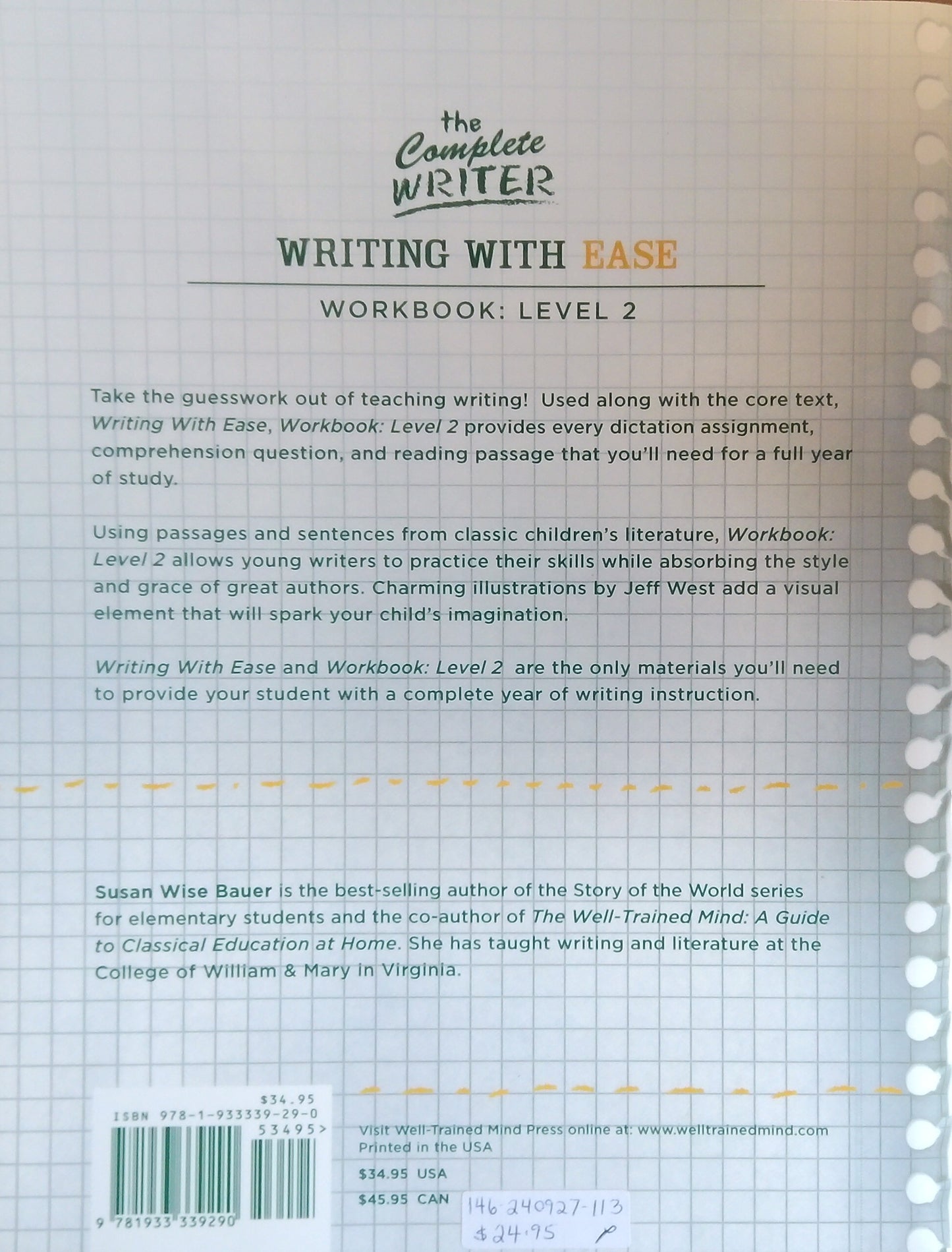 Writing With Ease Workbook: Level 2