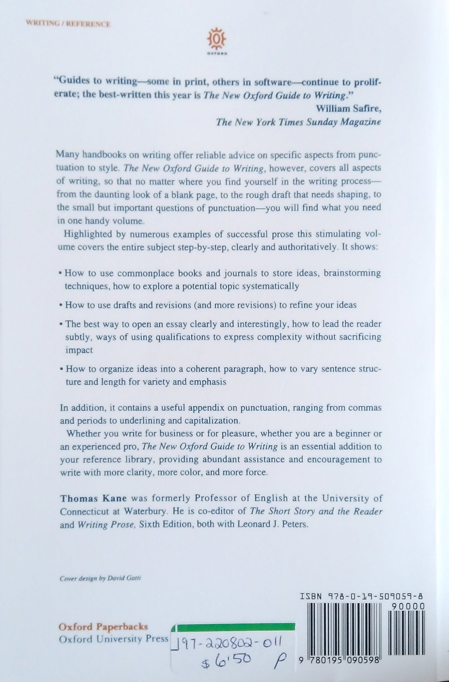 The New Oxford Guide To Writing