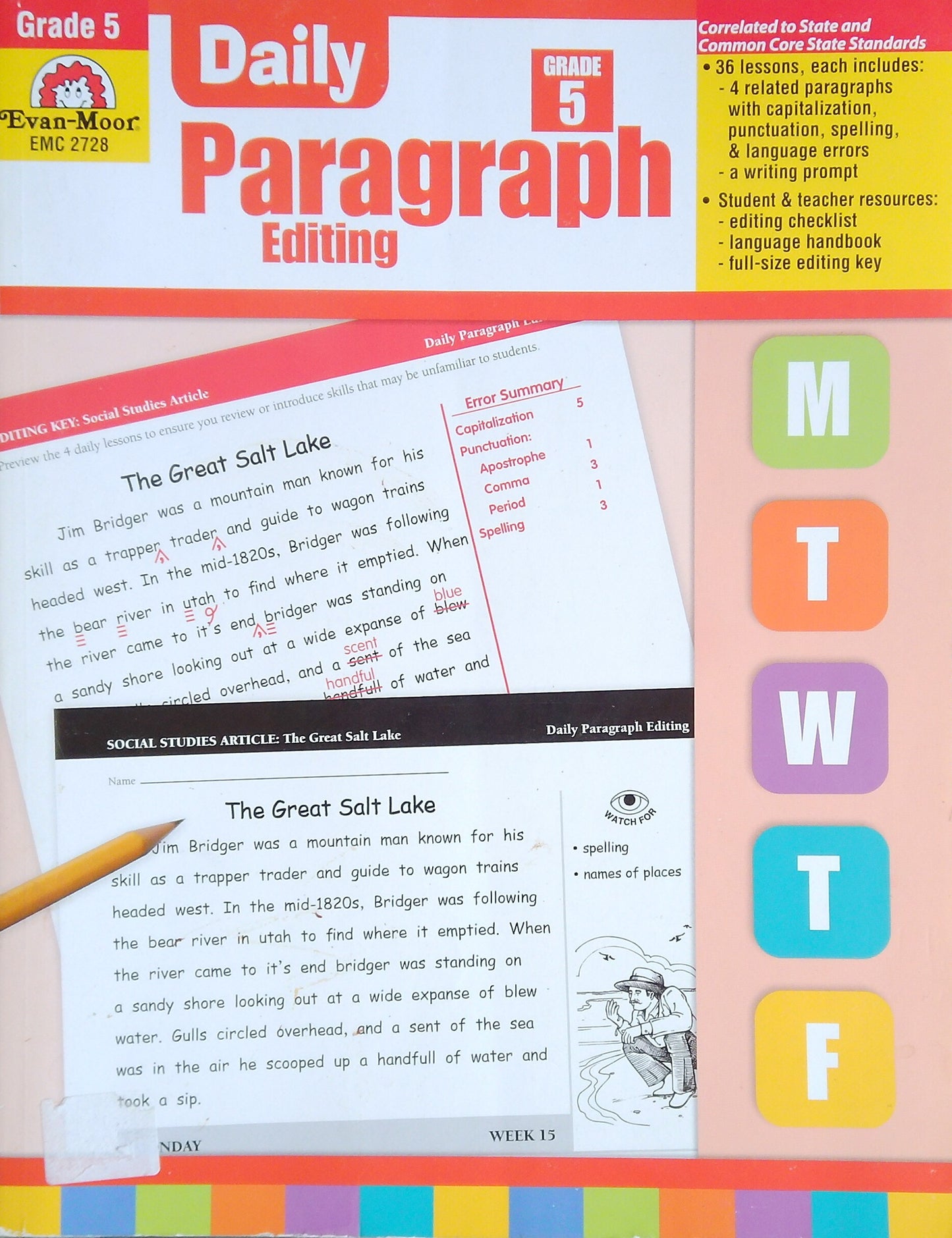 Daily Paragraph Editing: Grade 5