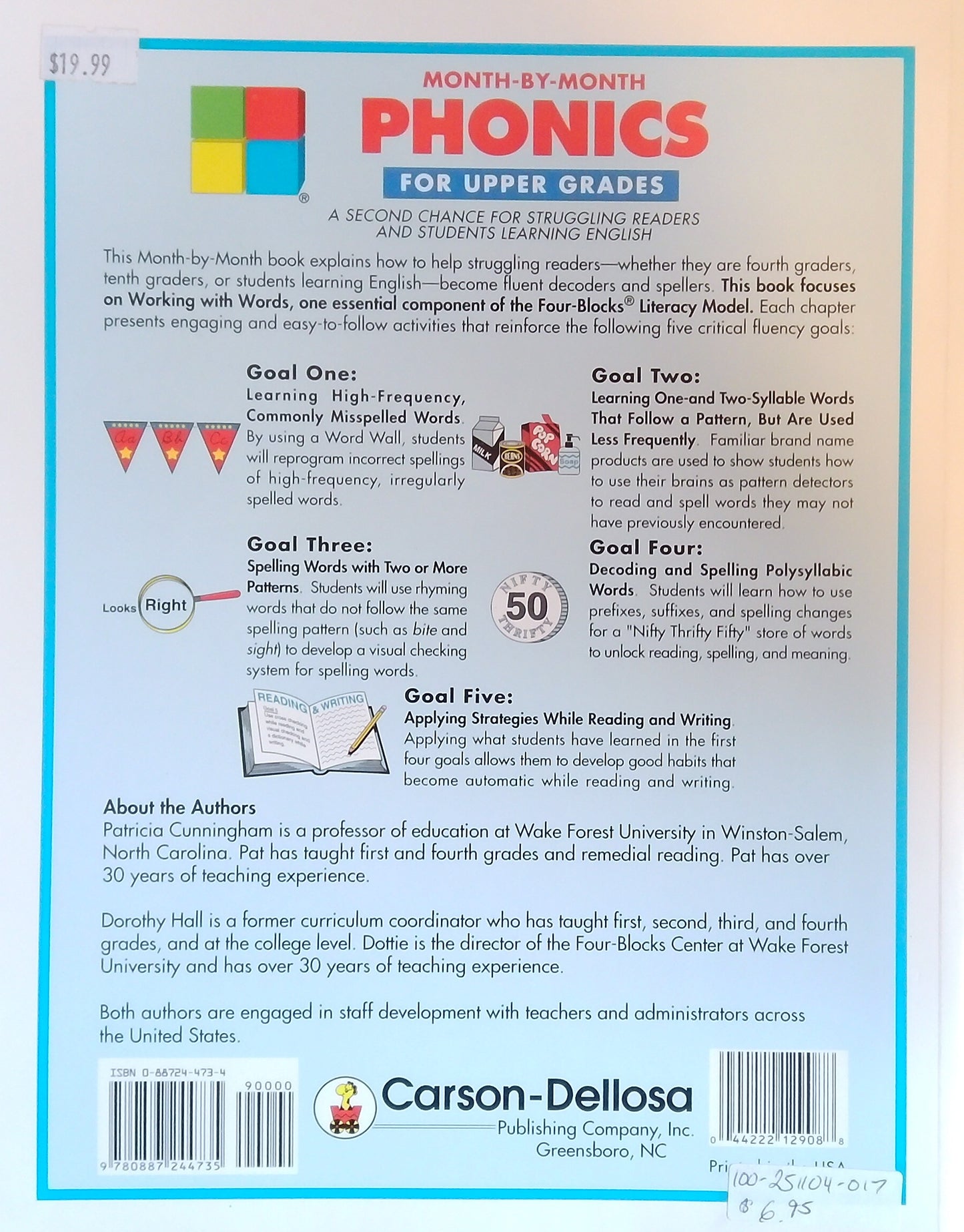 Month-By-Month Phonics For Upper Grades
