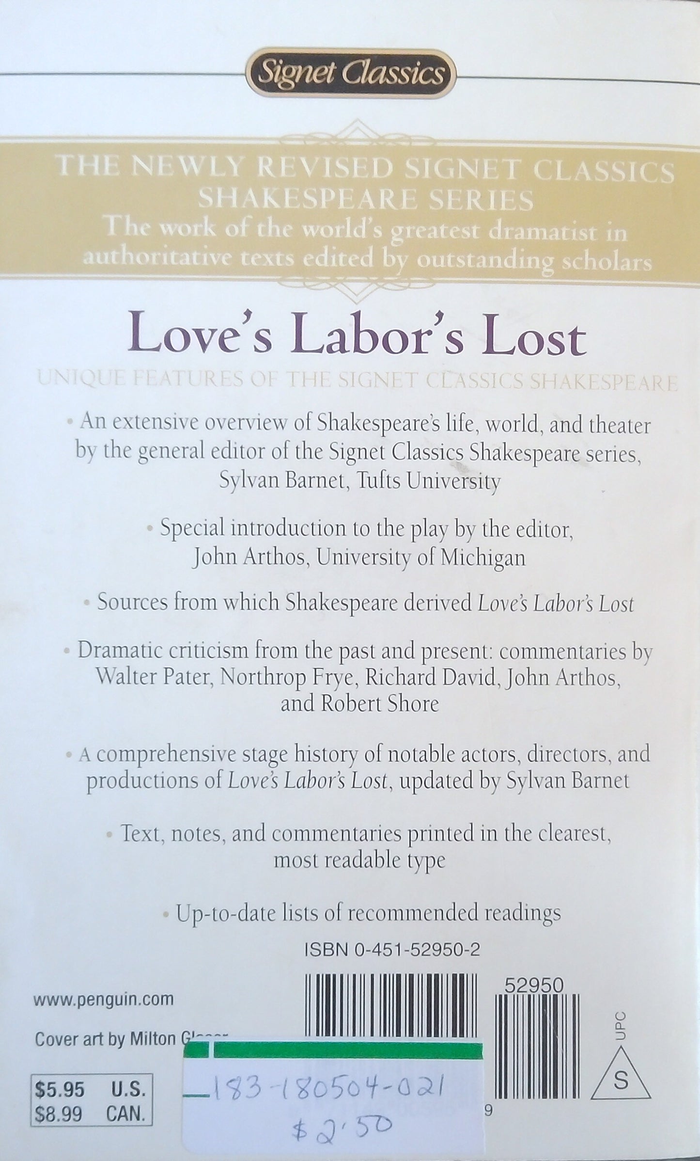 Love's Labor's Lost