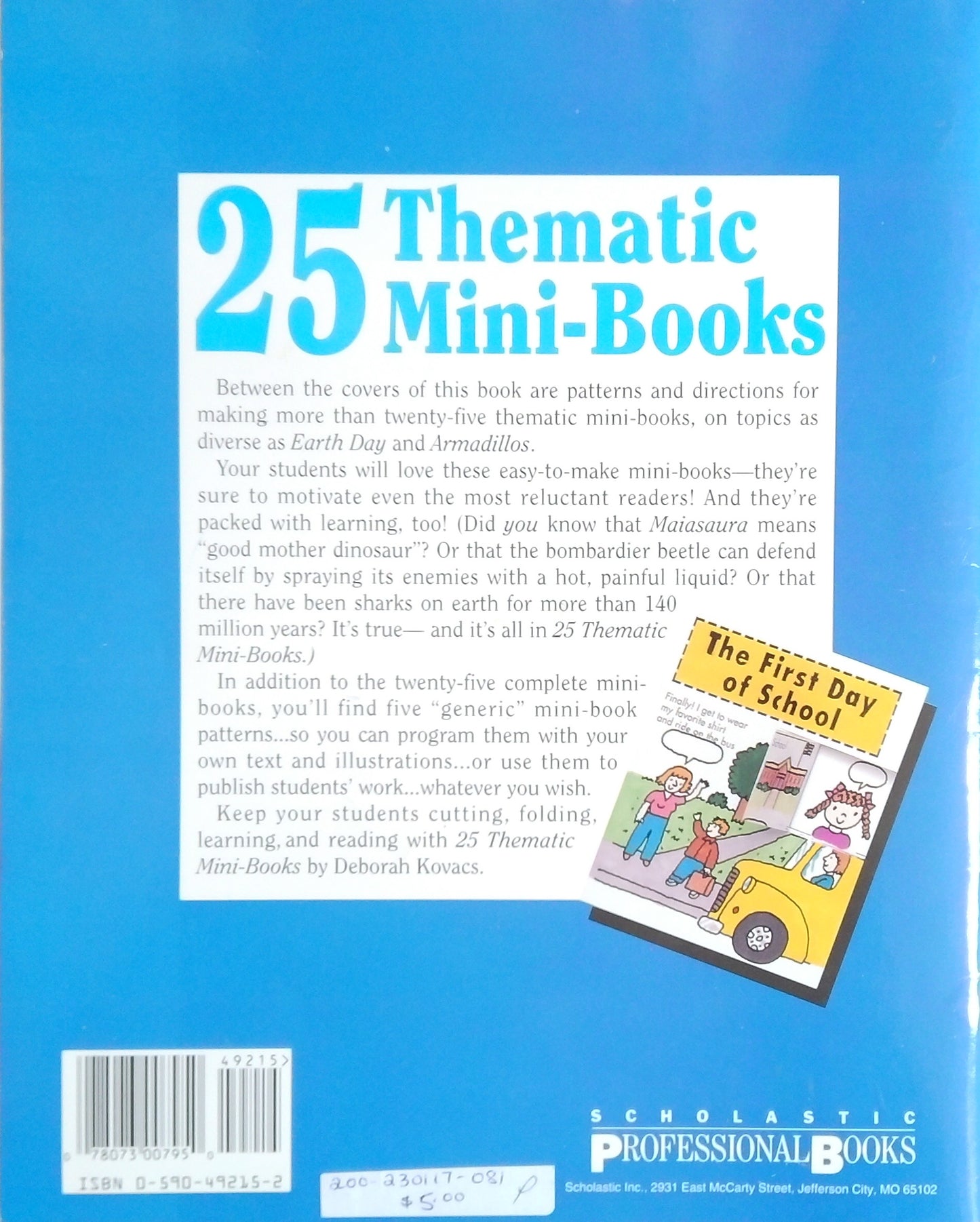25 Thematic Mini-Books