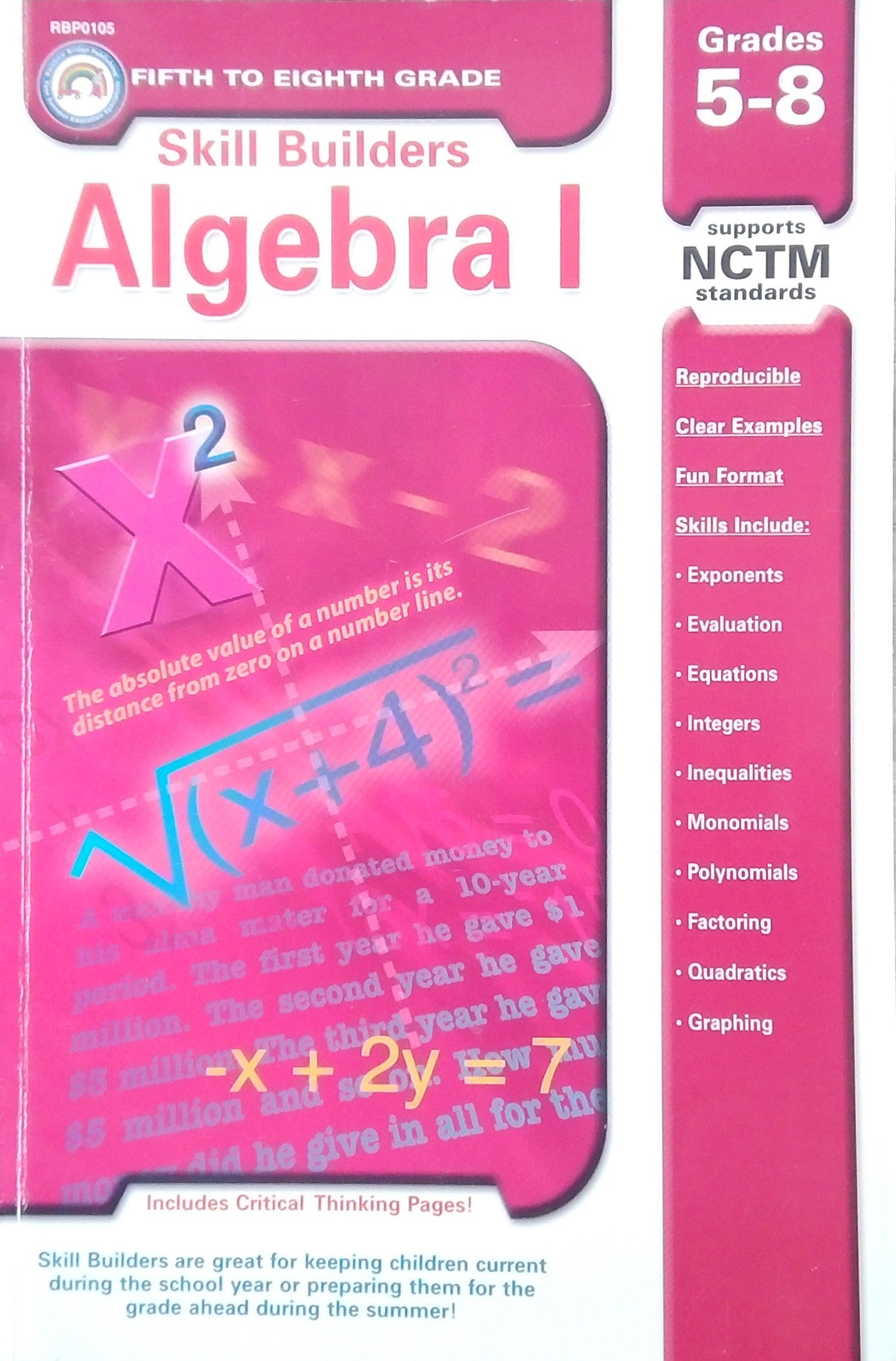 Skill Builders: Algebra 1