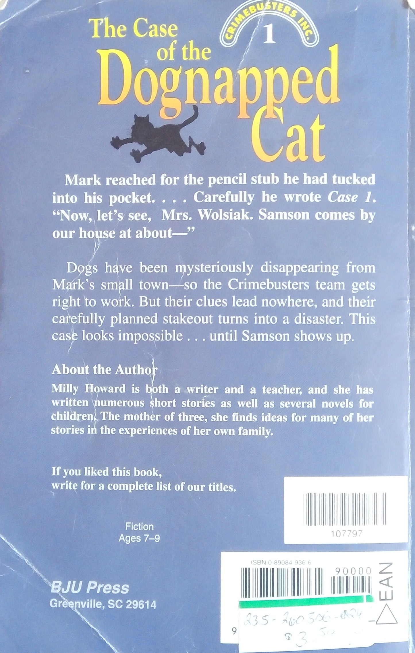 The Case Of The Dognapped Cat