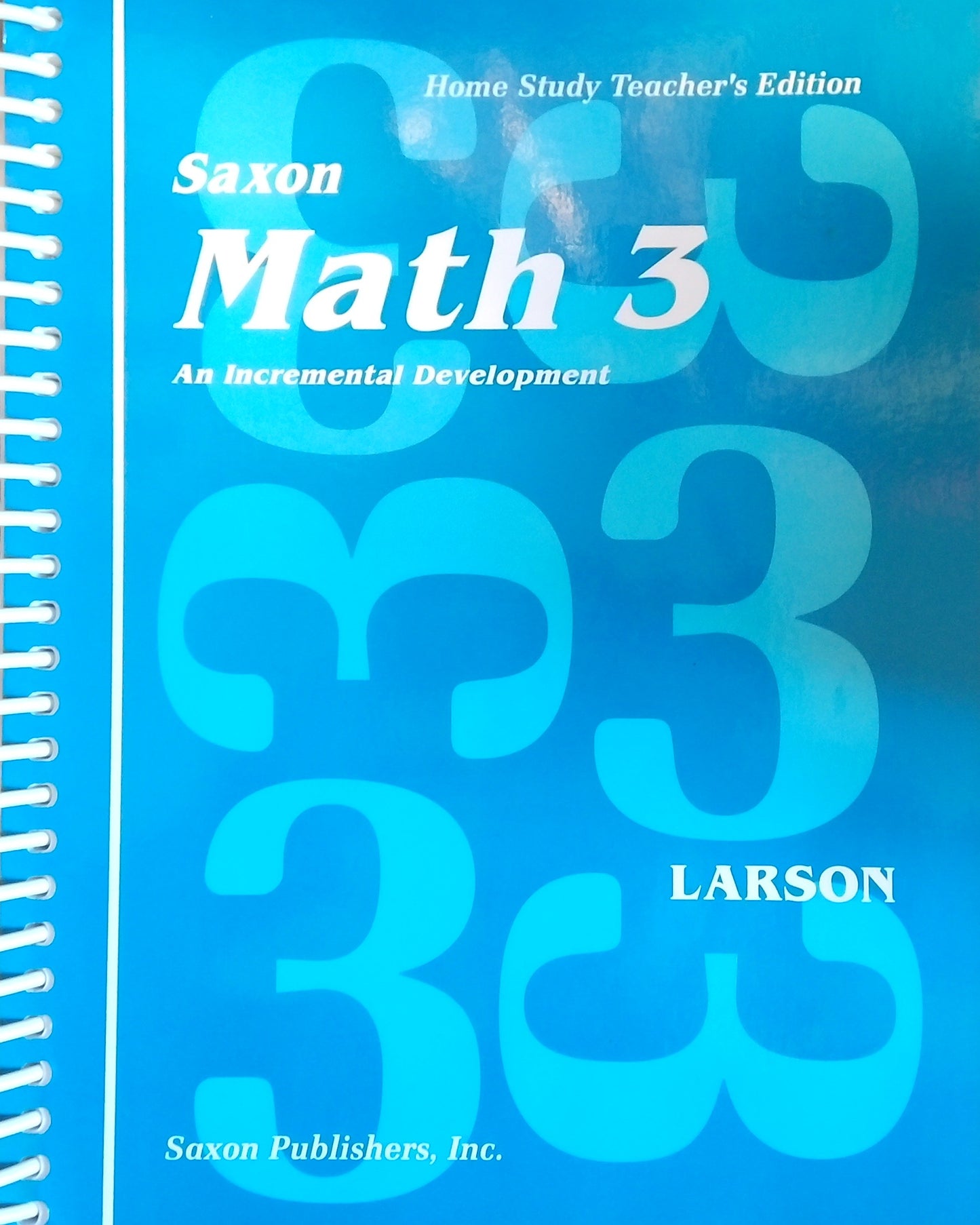 Saxon Math 3: Teacher's Edition