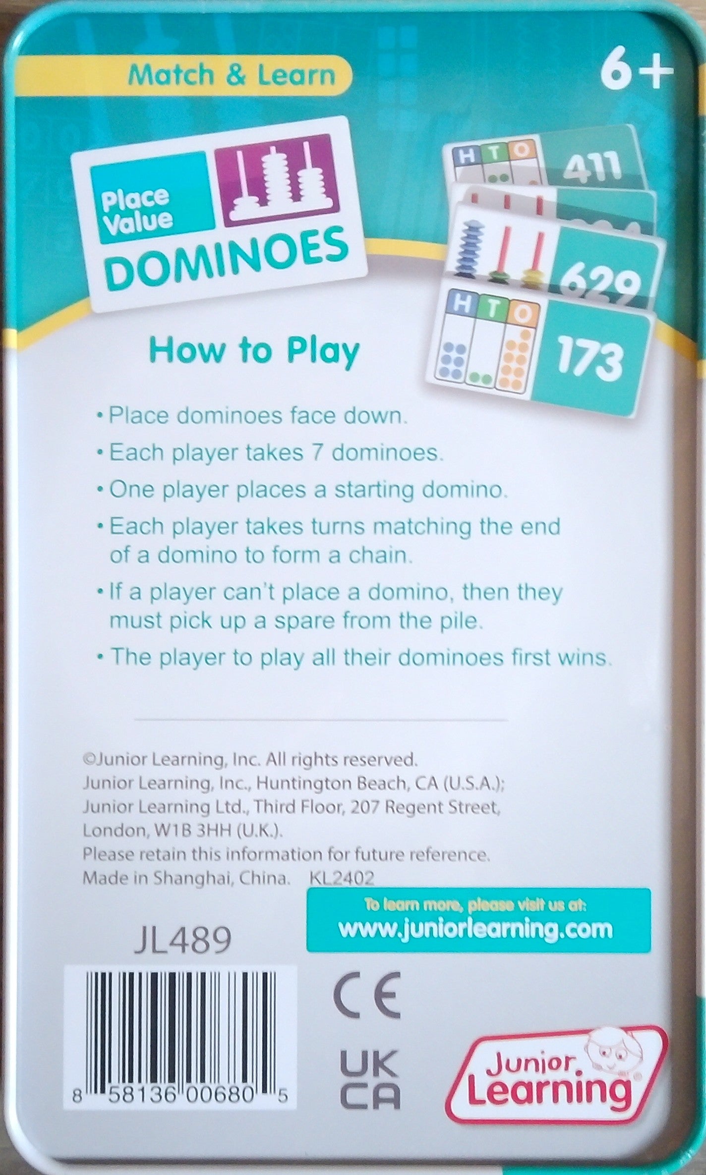 Place Value Dominoes