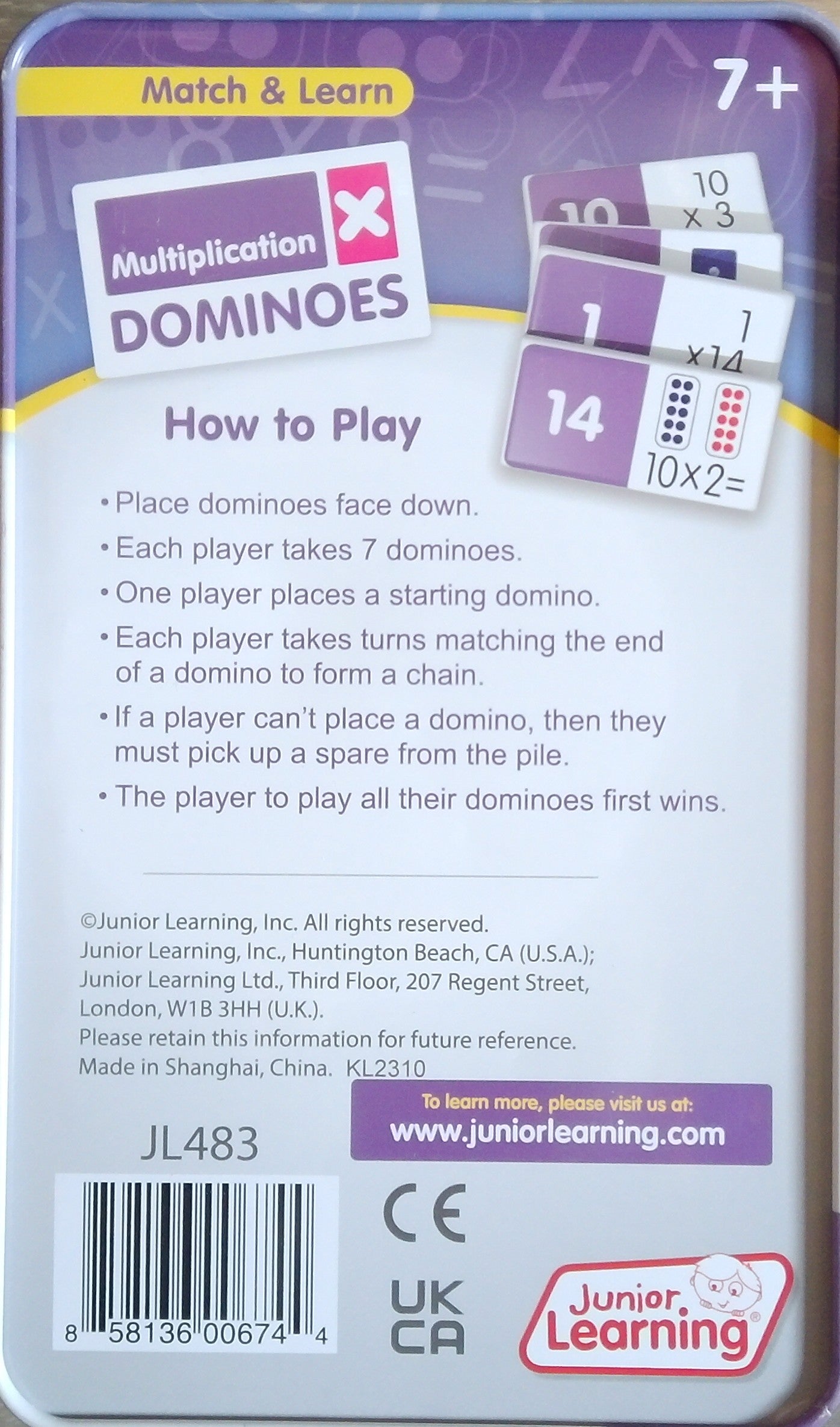 Multiplication Dominoes