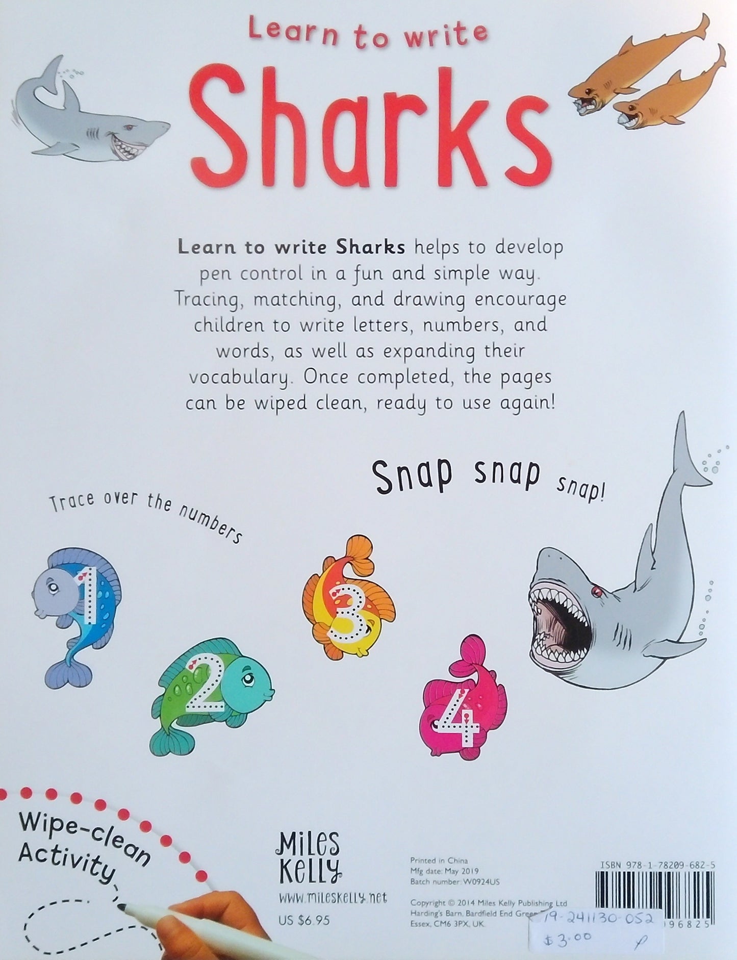 Learn To Write: Sharks