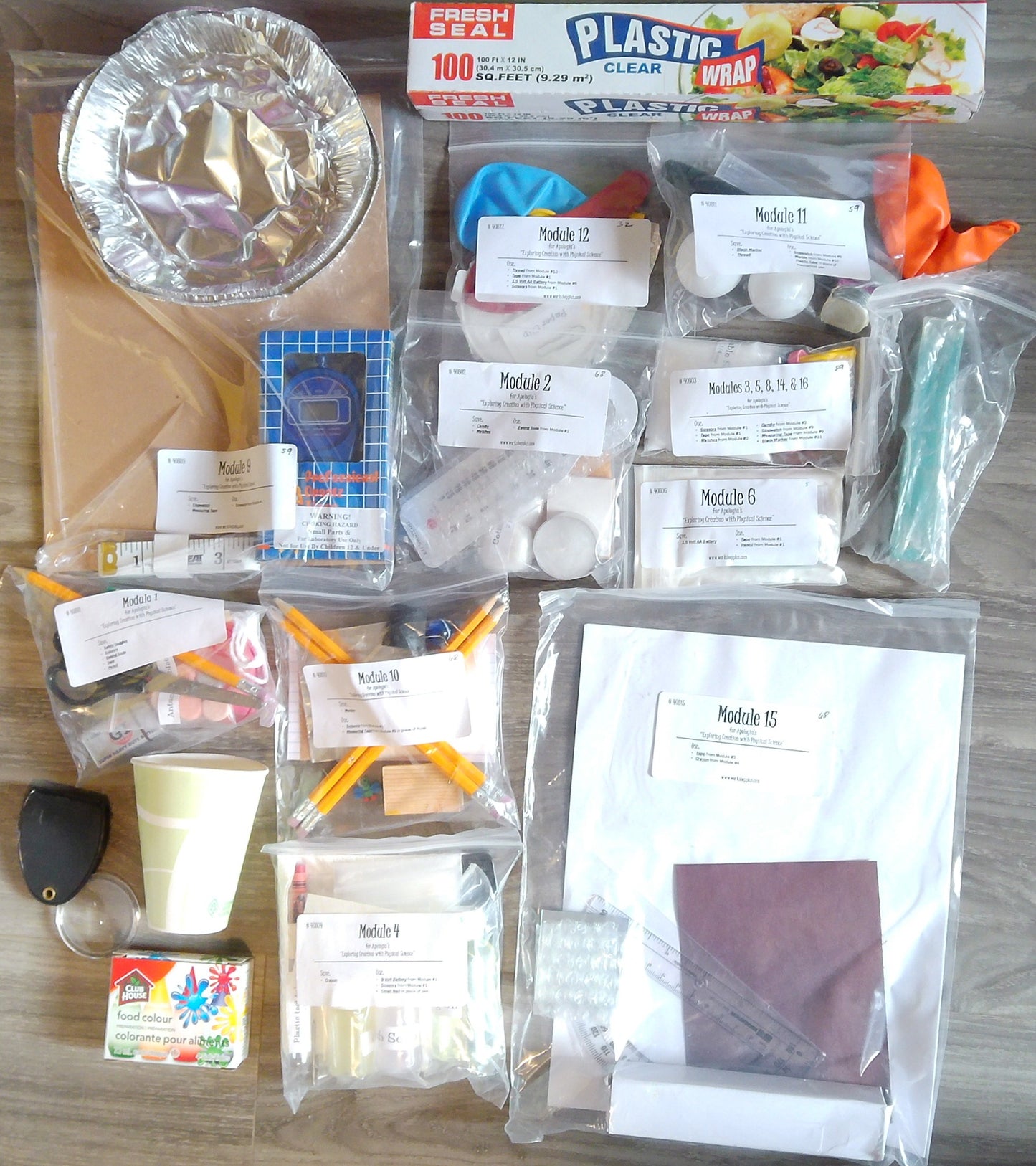 Lab Kit For Exploring Creation With Physical Science
