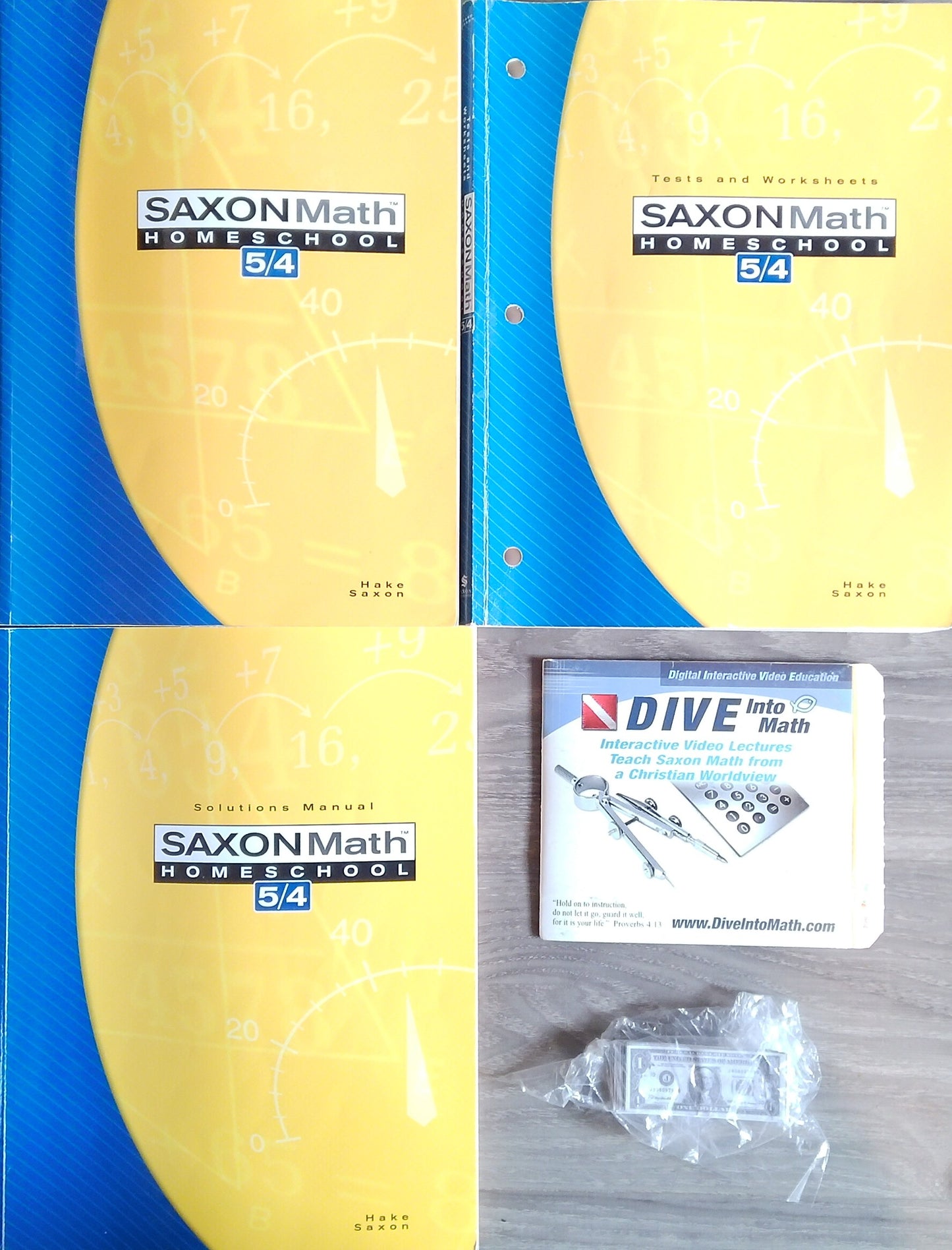 Saxon Math Homeschool 5/4 Boxed Set