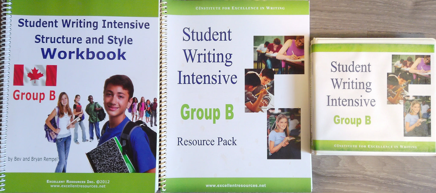 IEW Student Writing Intensive: Group B Set