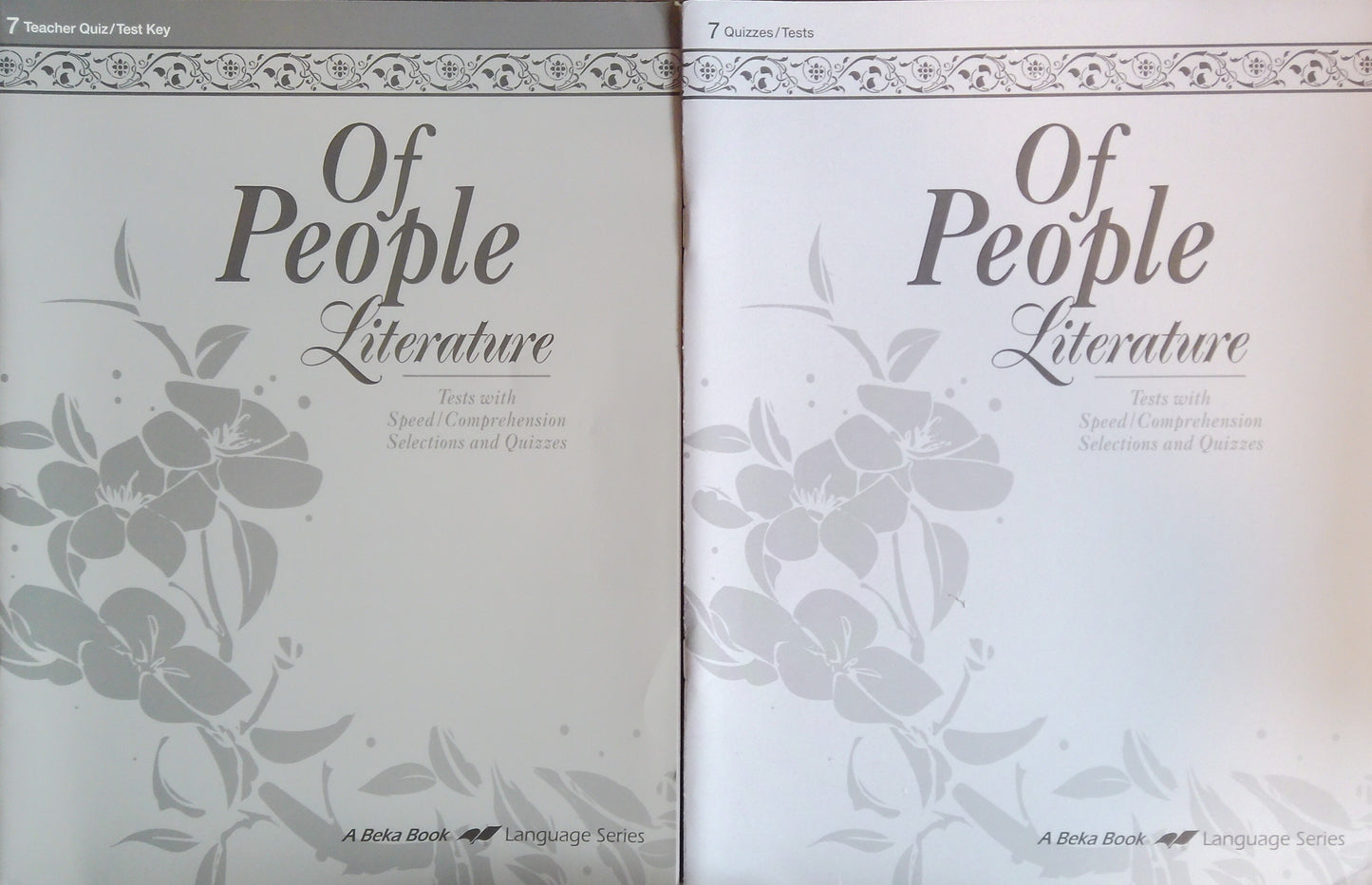 Of People: Quiz/Test Bundle
