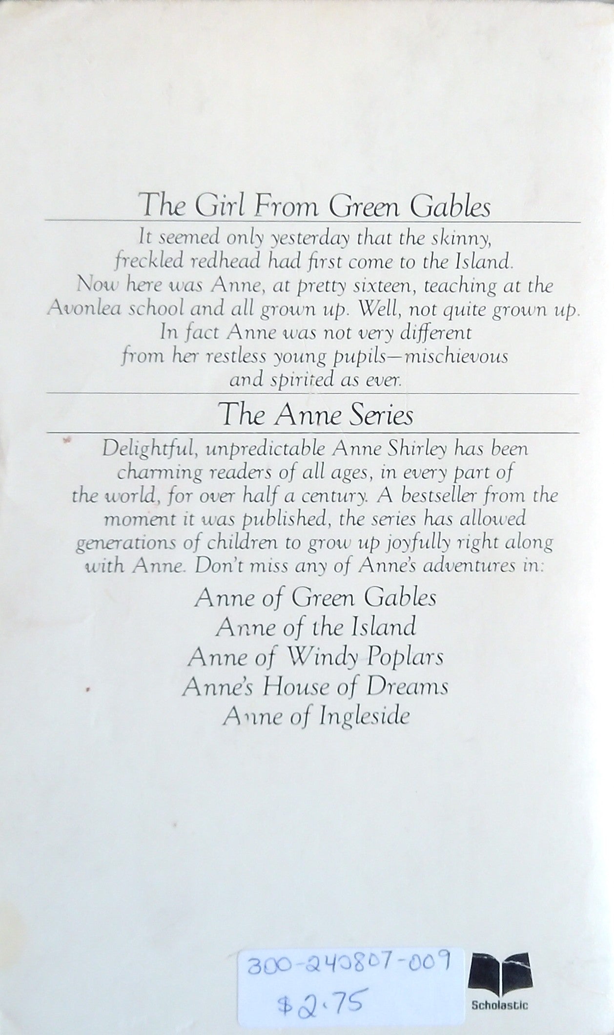 Anne Of Avonlea