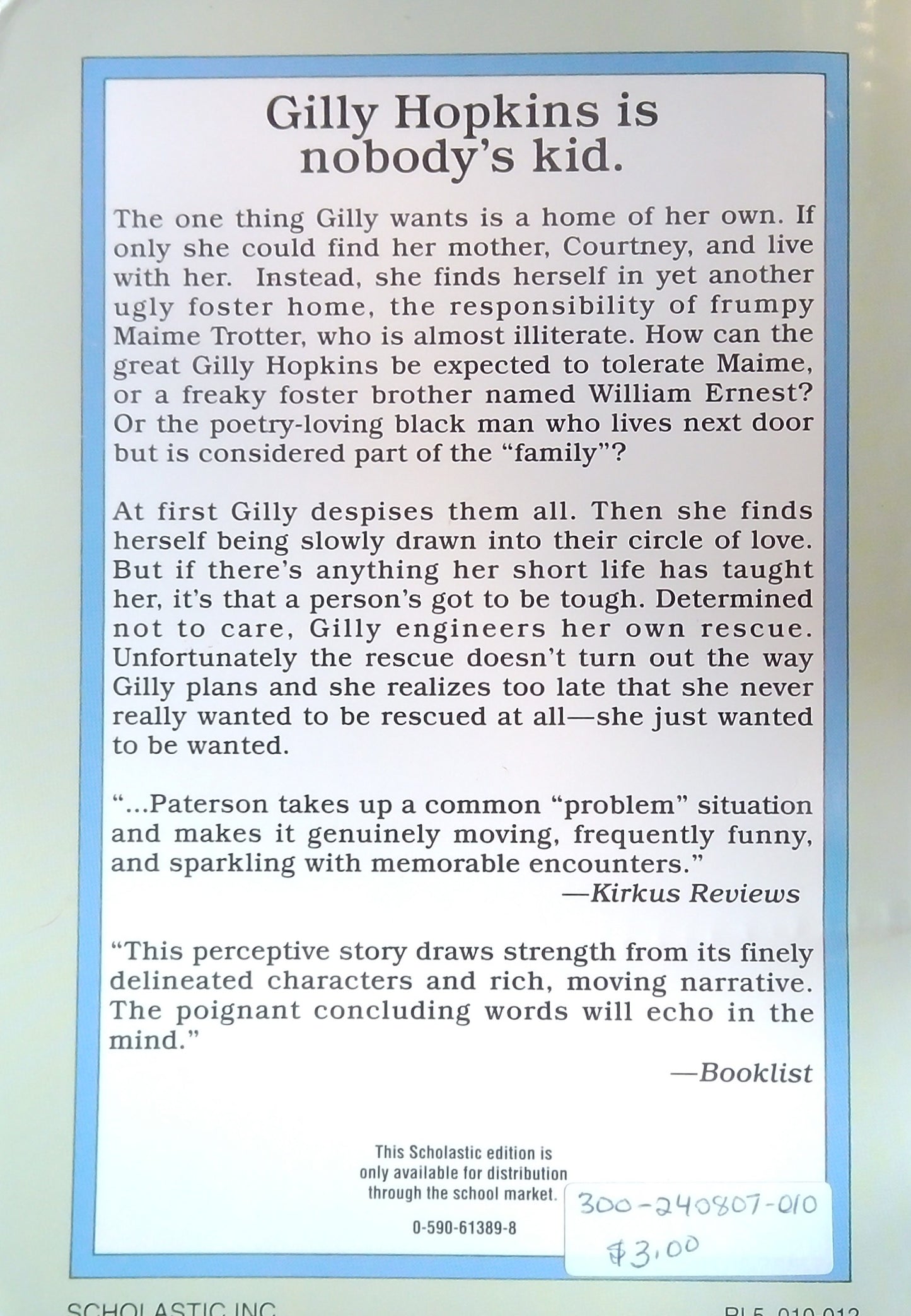 The Great Gilly Hopkins