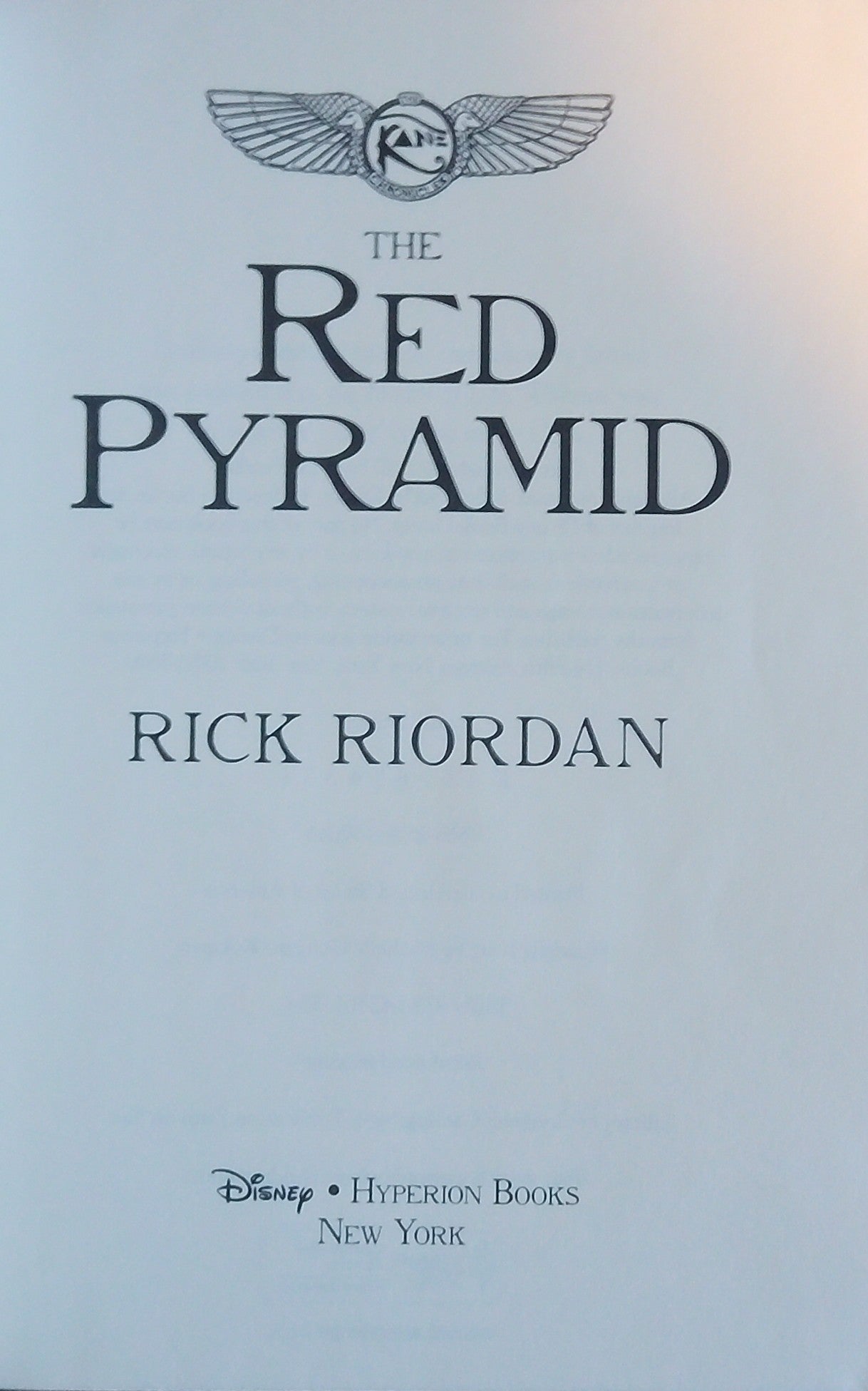 The Red Pyramid