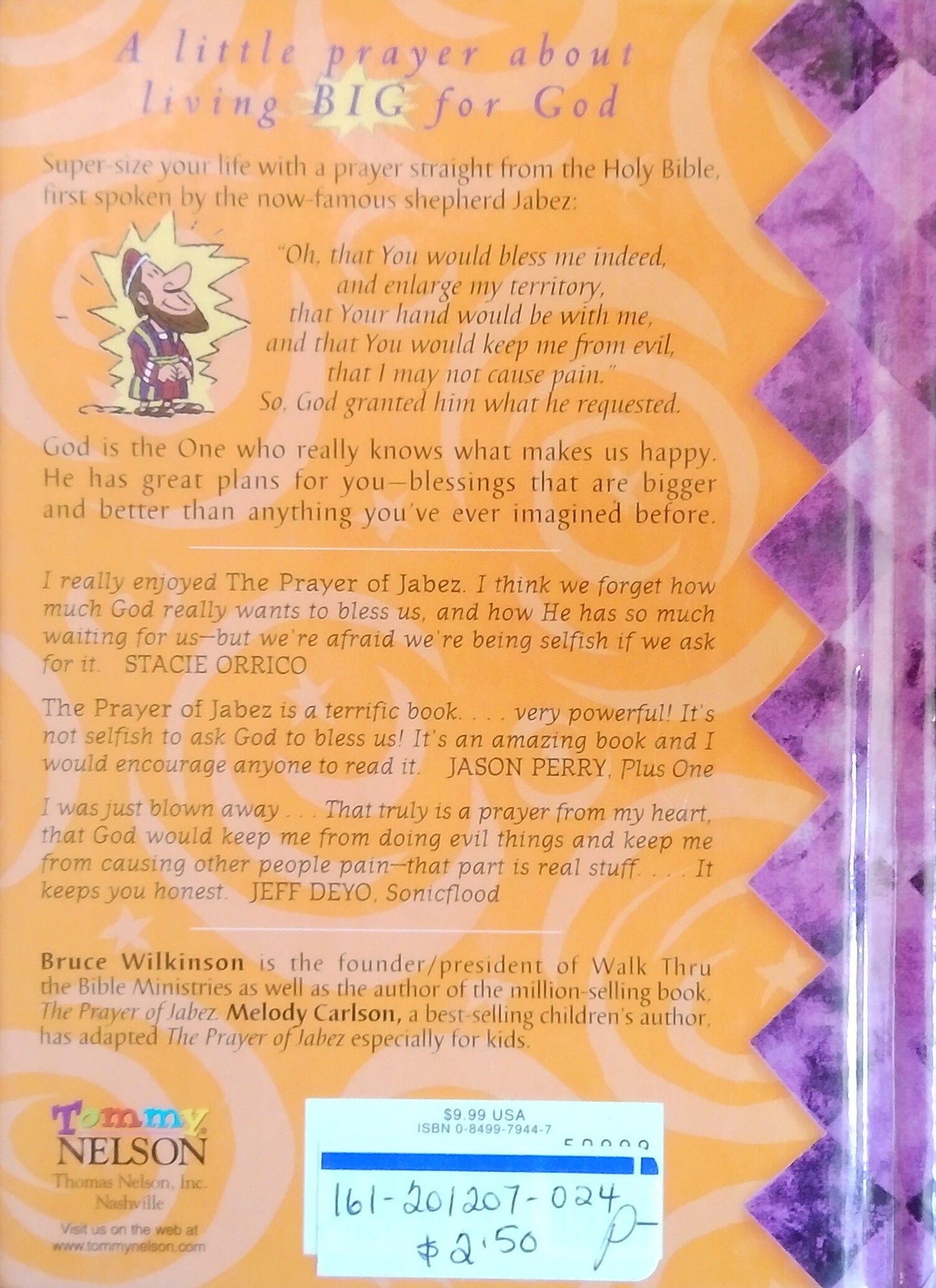 The Prayer Of Jabez For Kids