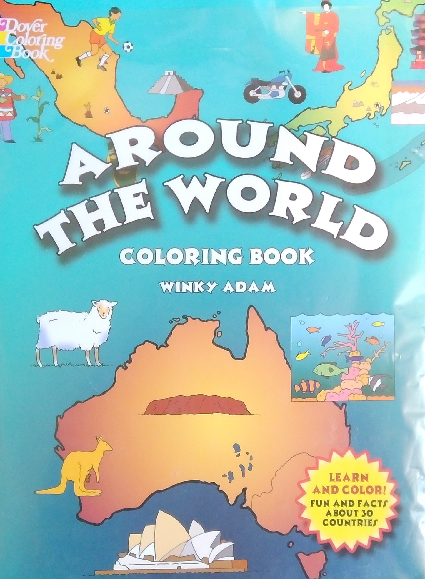 Around The World Coloring Book