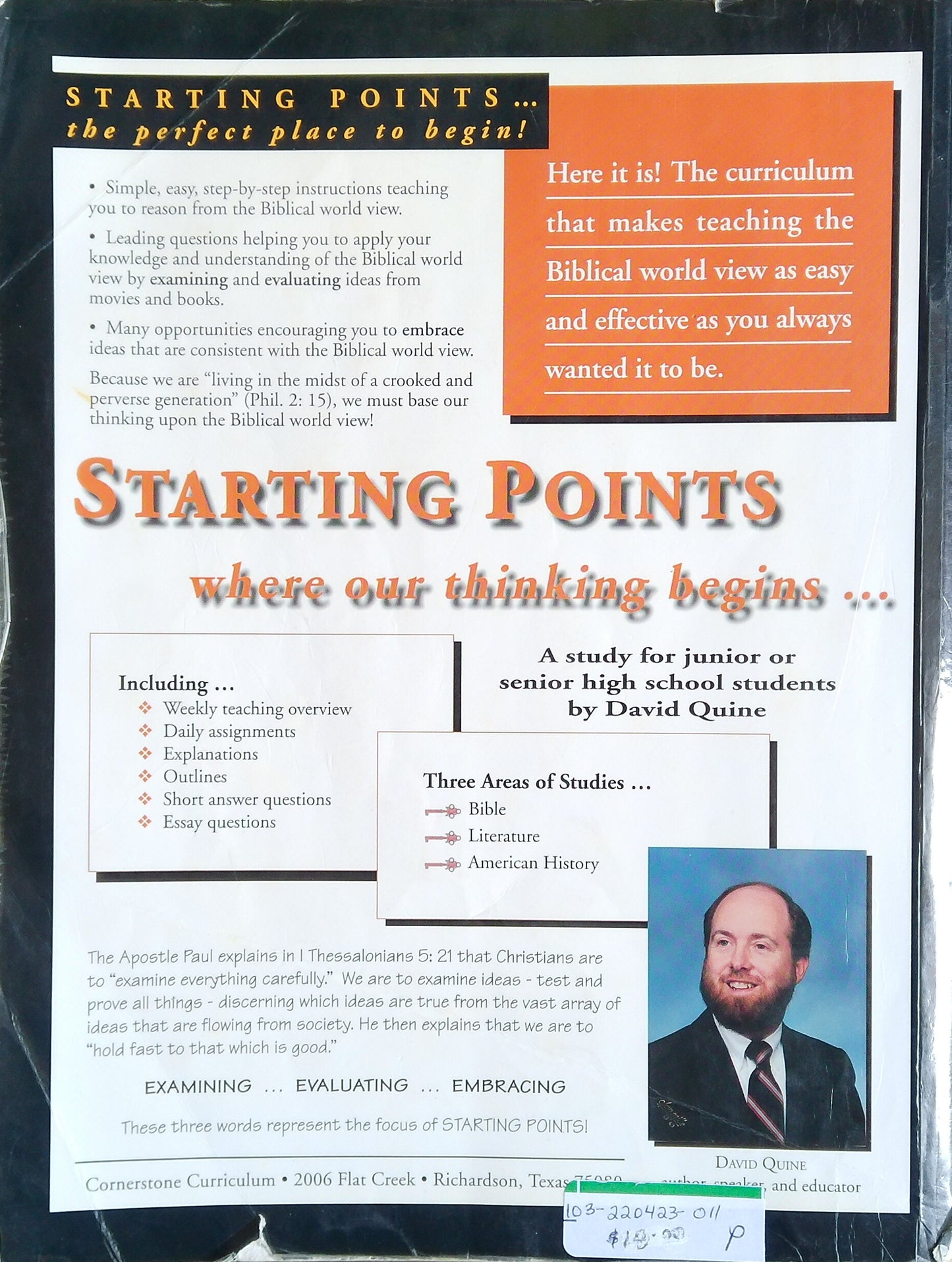 Starting Points