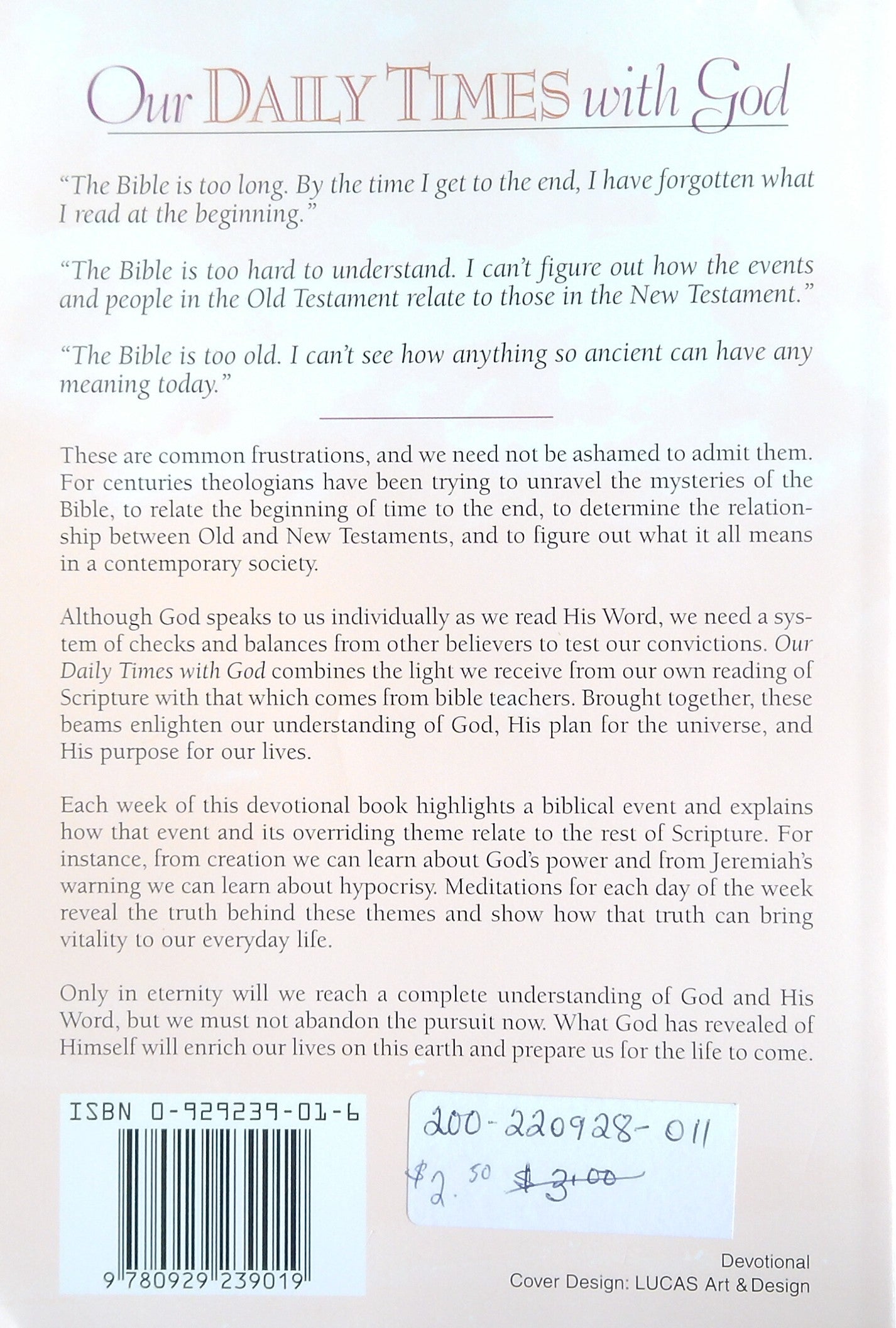 Our Daily Times With God