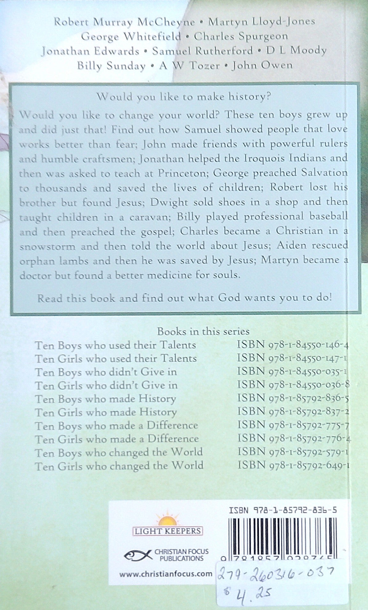 Ten Boys Who Made History