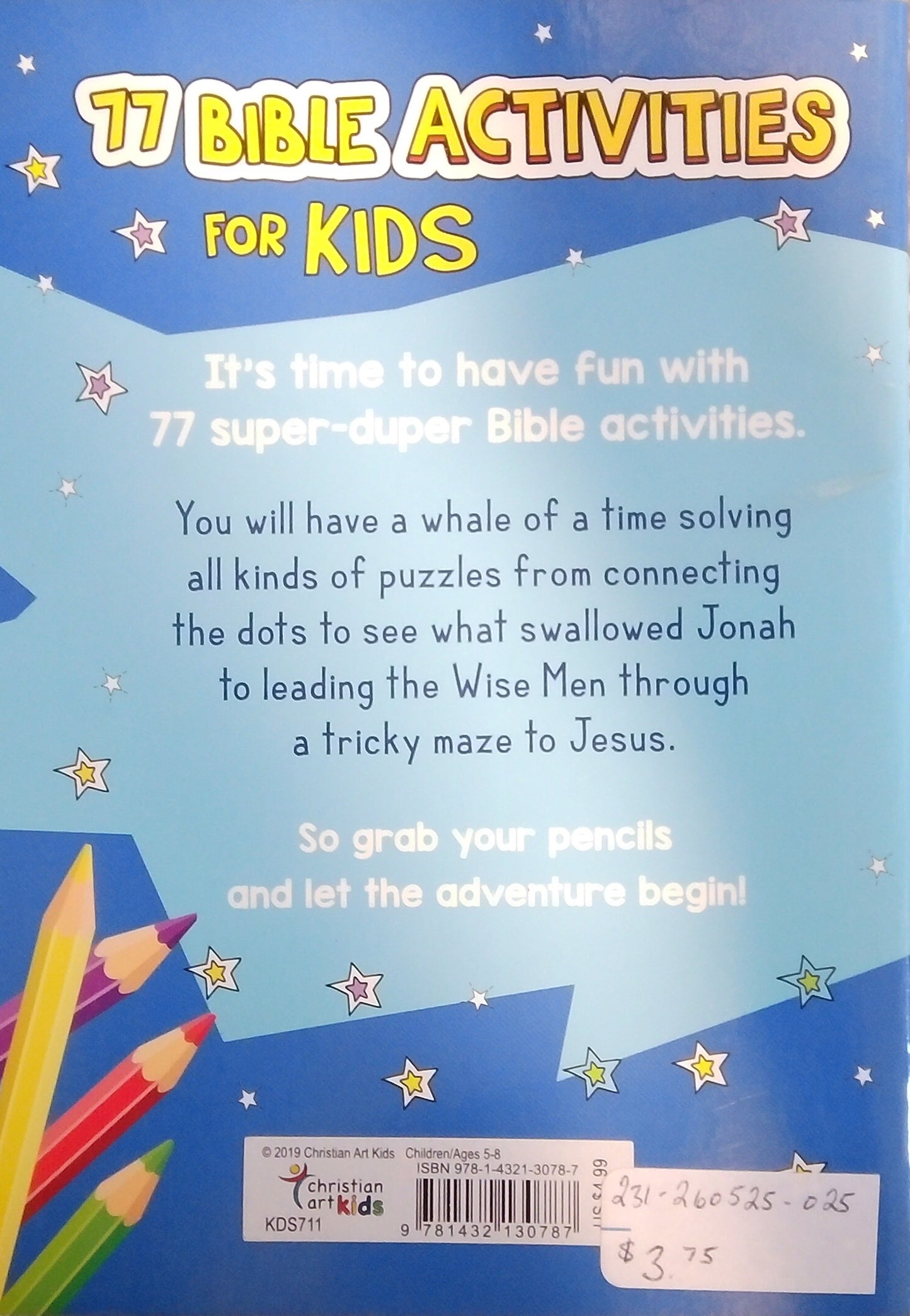 77 Bible Activities For Kids