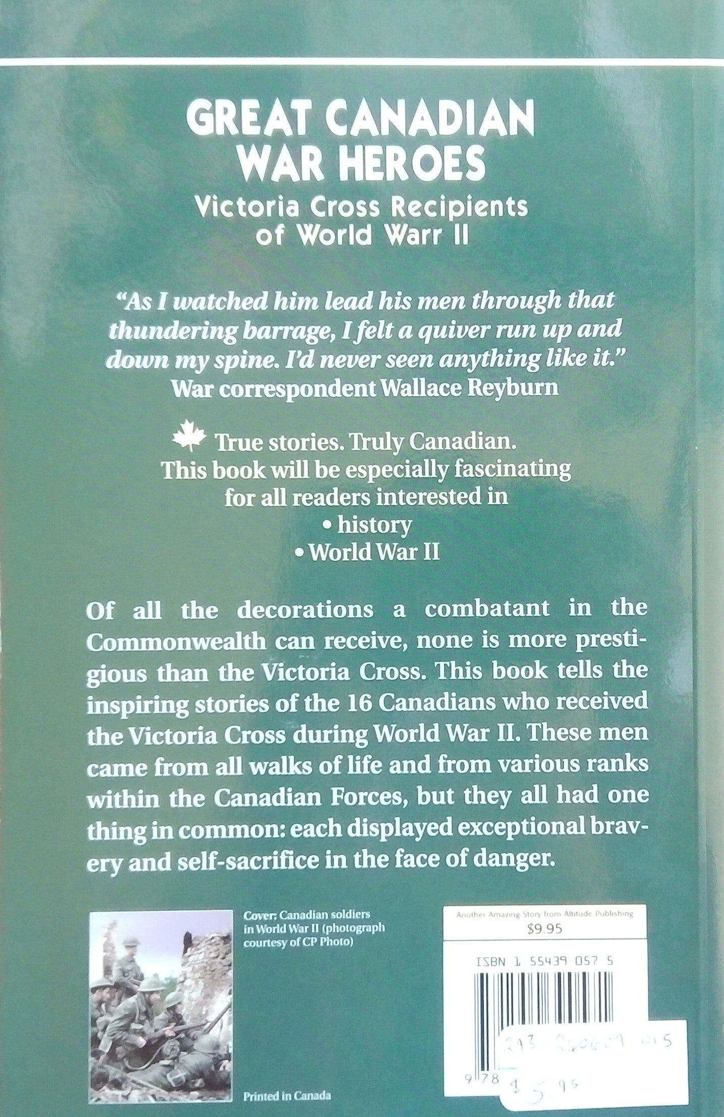 Amazing Stories: Great Canadian War Heroes