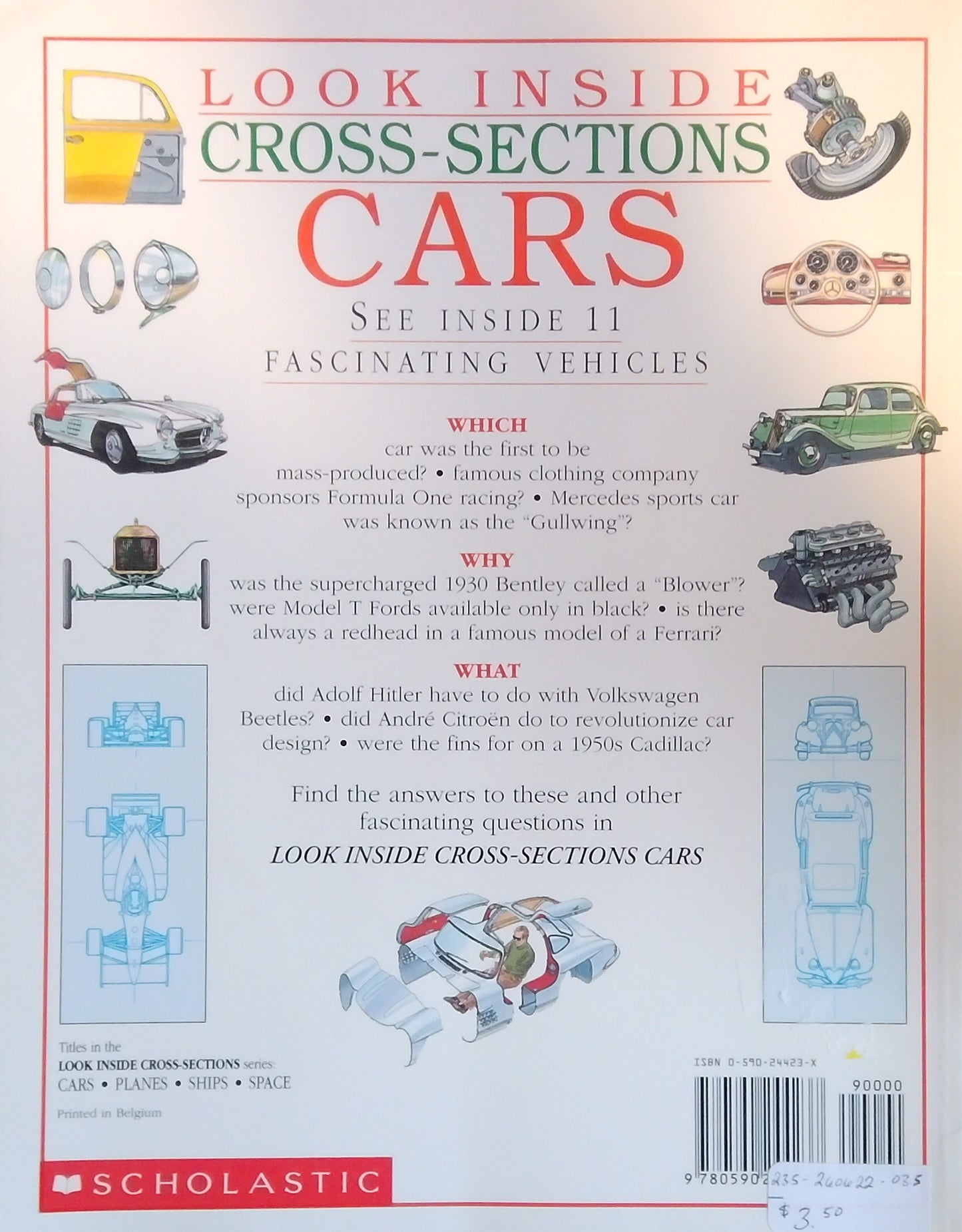 Look Inside Cross Sections: Cars