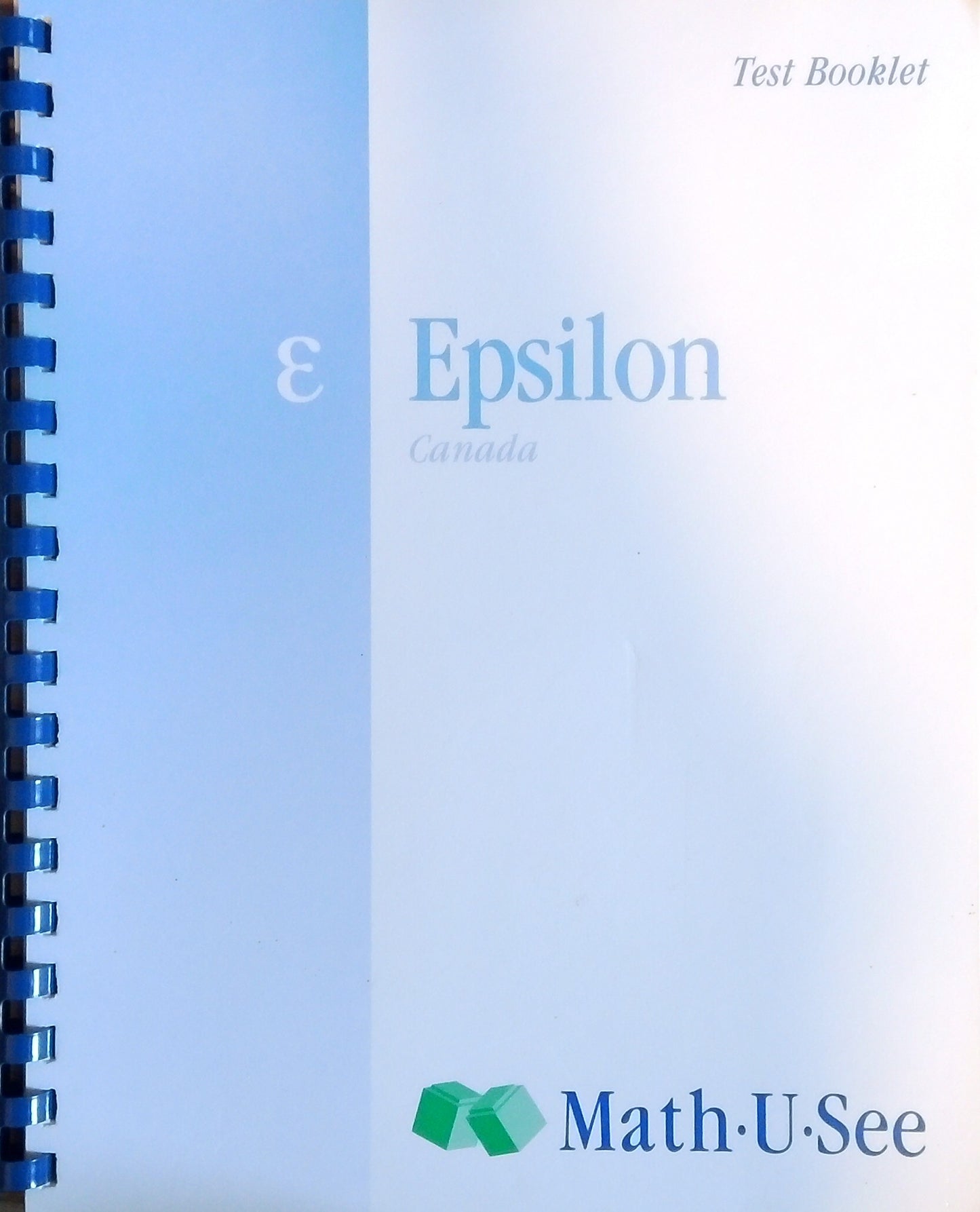 Math-U-See Epsilon Test Booklet