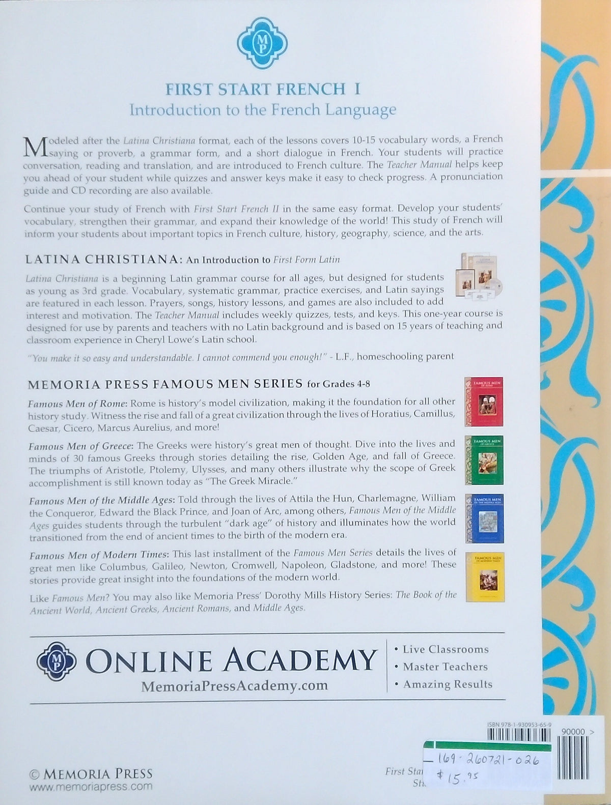 First Start French I: Student Book