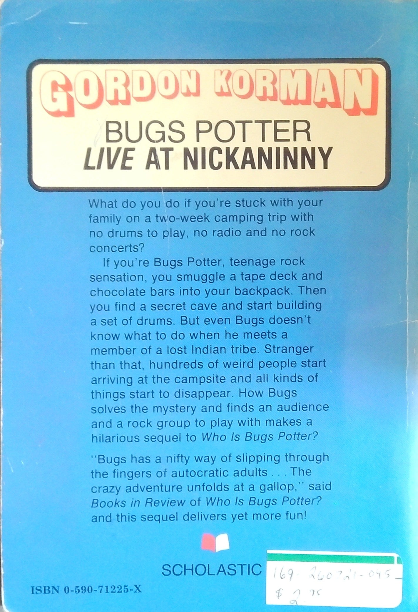 Bugs Potter: Live At Nickaninny