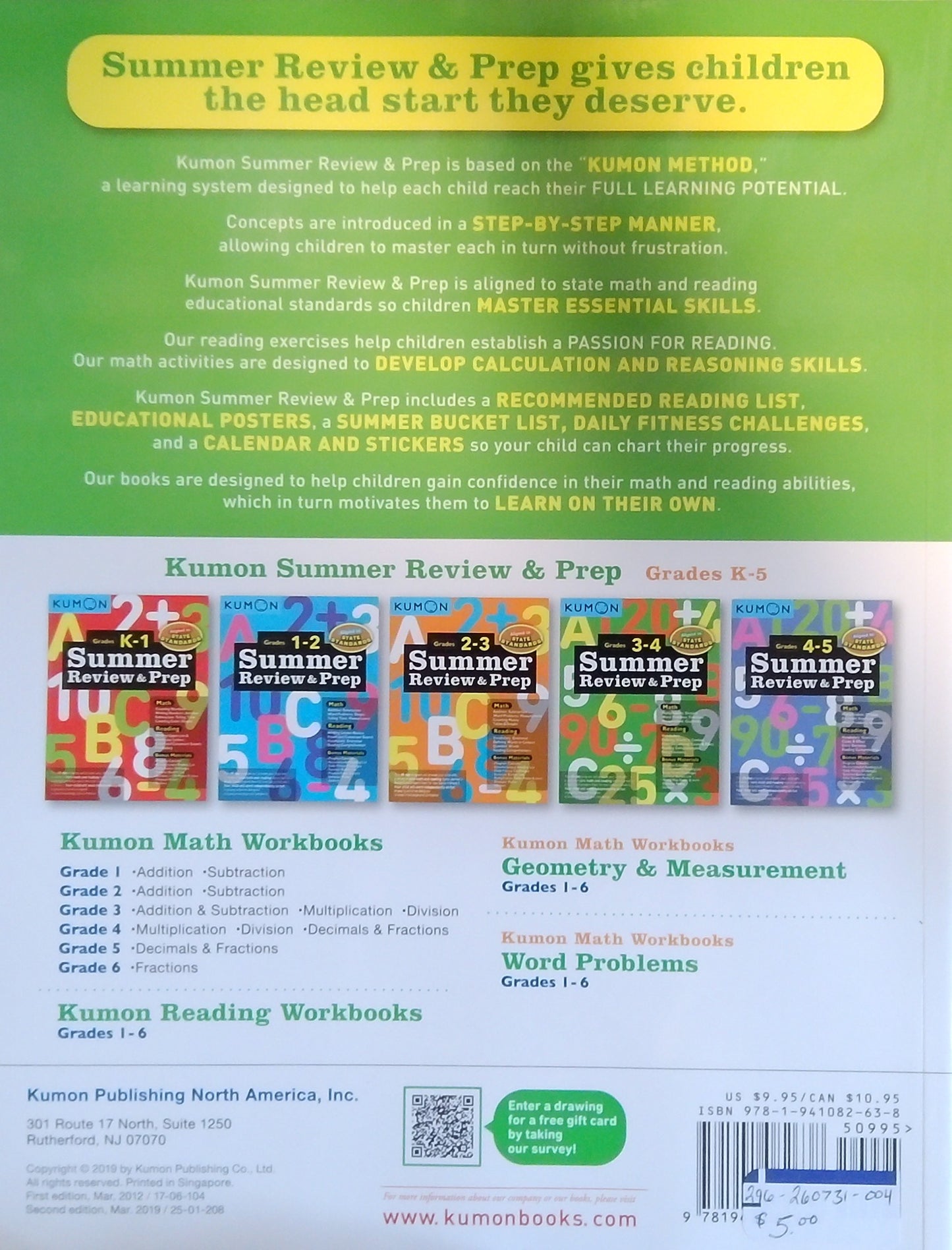 Summer Review & Prep: Grade 3-4