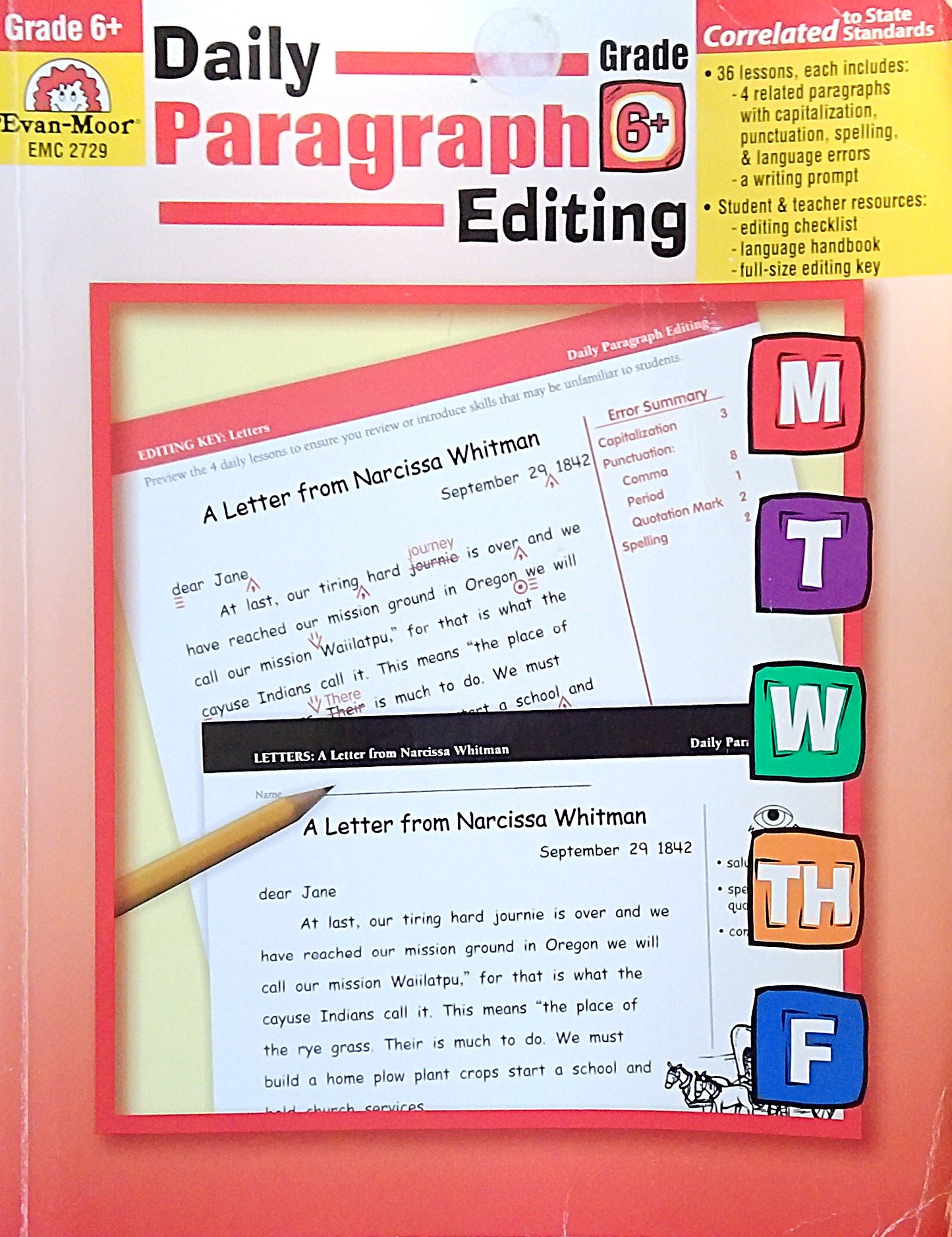 Daily Paragraph Editing: Grade 6+