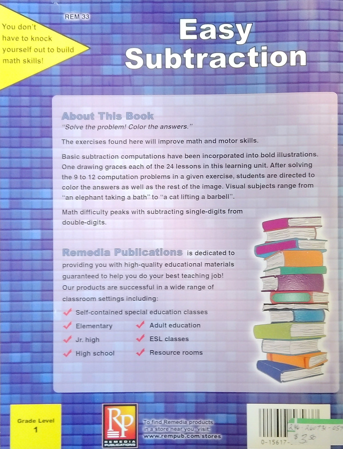 Easy Subtraction: Grade 1