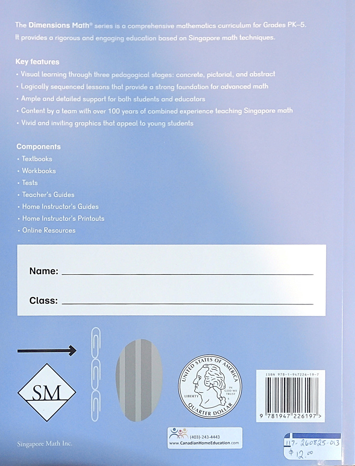 Dimensions Math: Workbook 1B