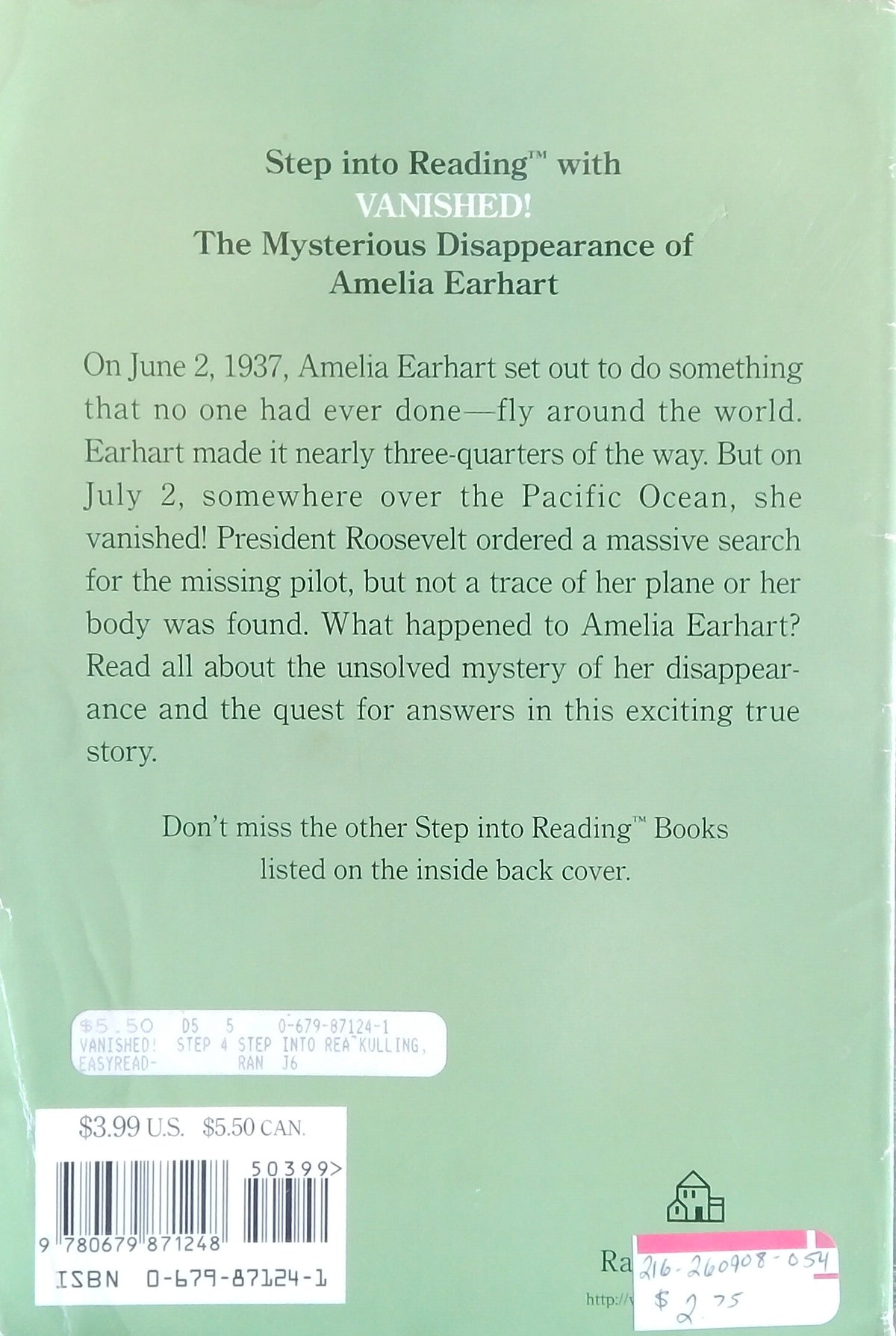 Vanished! The Mysterious Disappearance Of Amelia Earhart