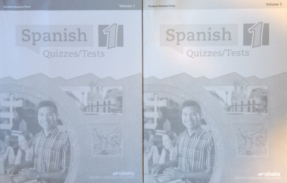 Spanish 1: Quizzes/Tests Set