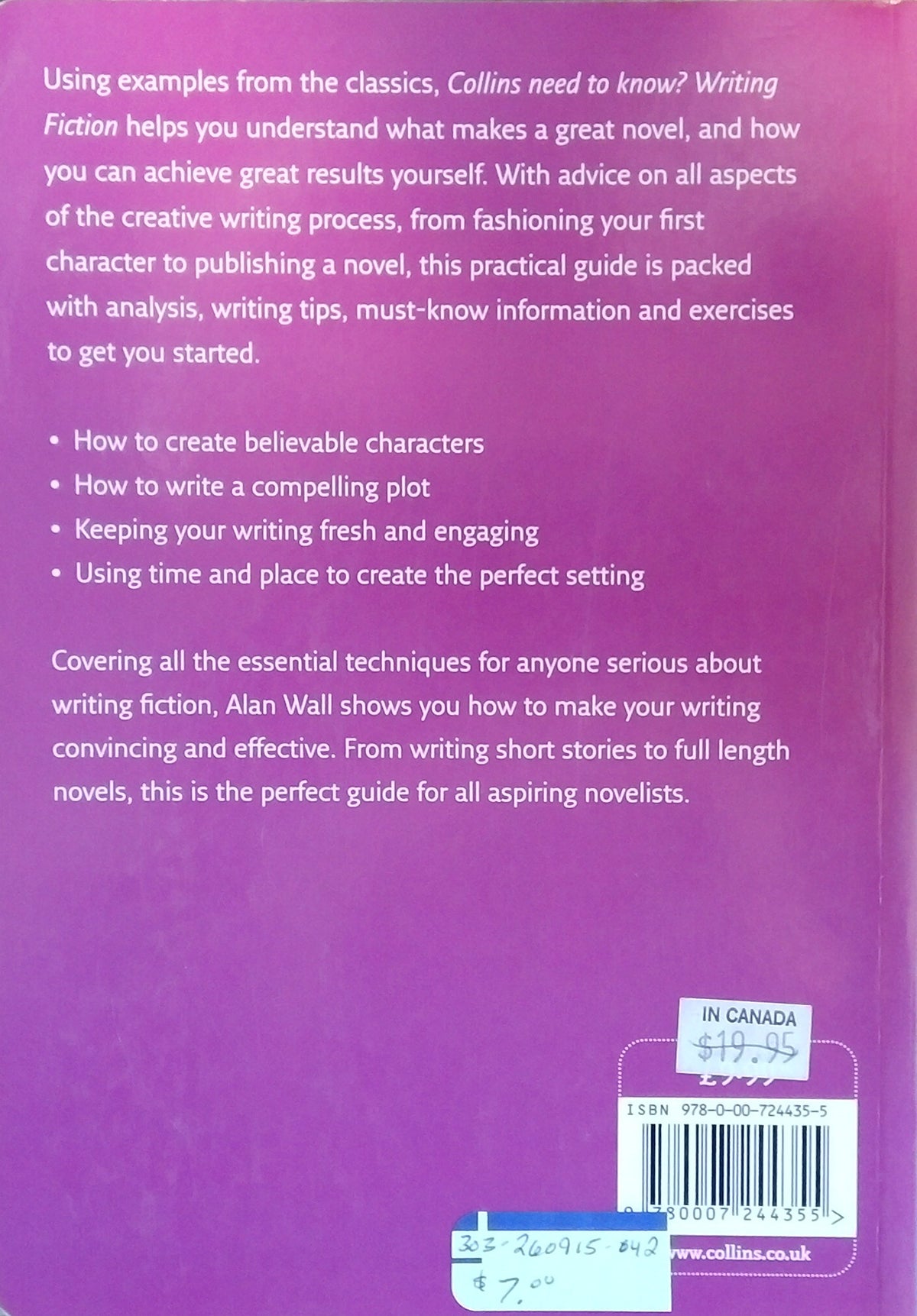 Need To Know? Writing Fiction