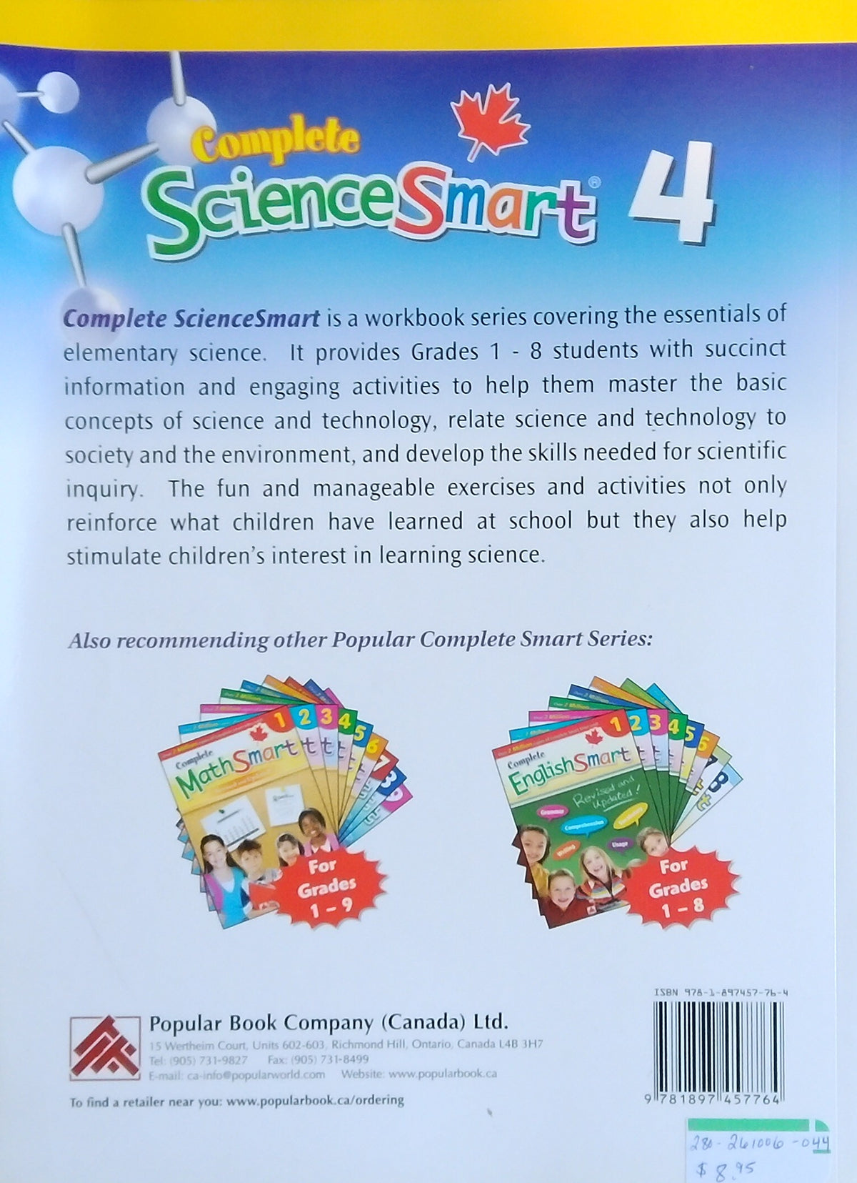 Complete ScienceSmart: Grade 4