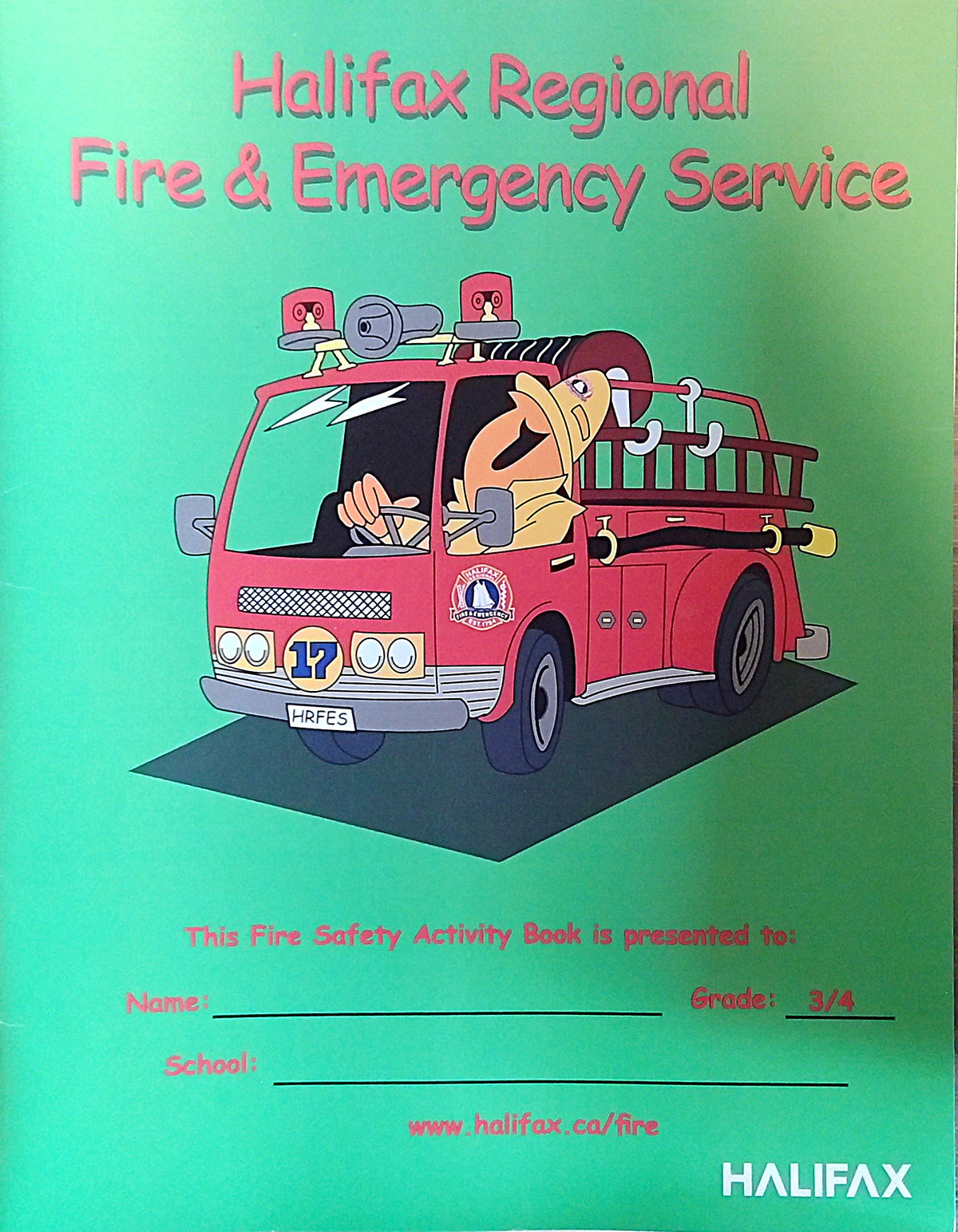 Halifax Regional Fire & Emergency Service Activity Book