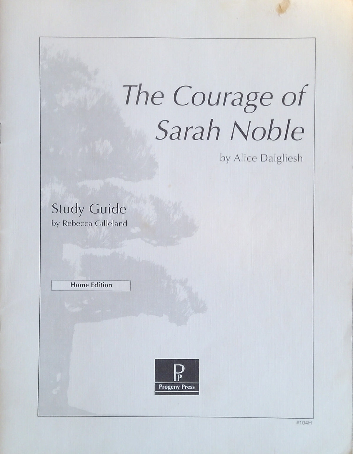 The Courage Of Sarah Noble Study Guide