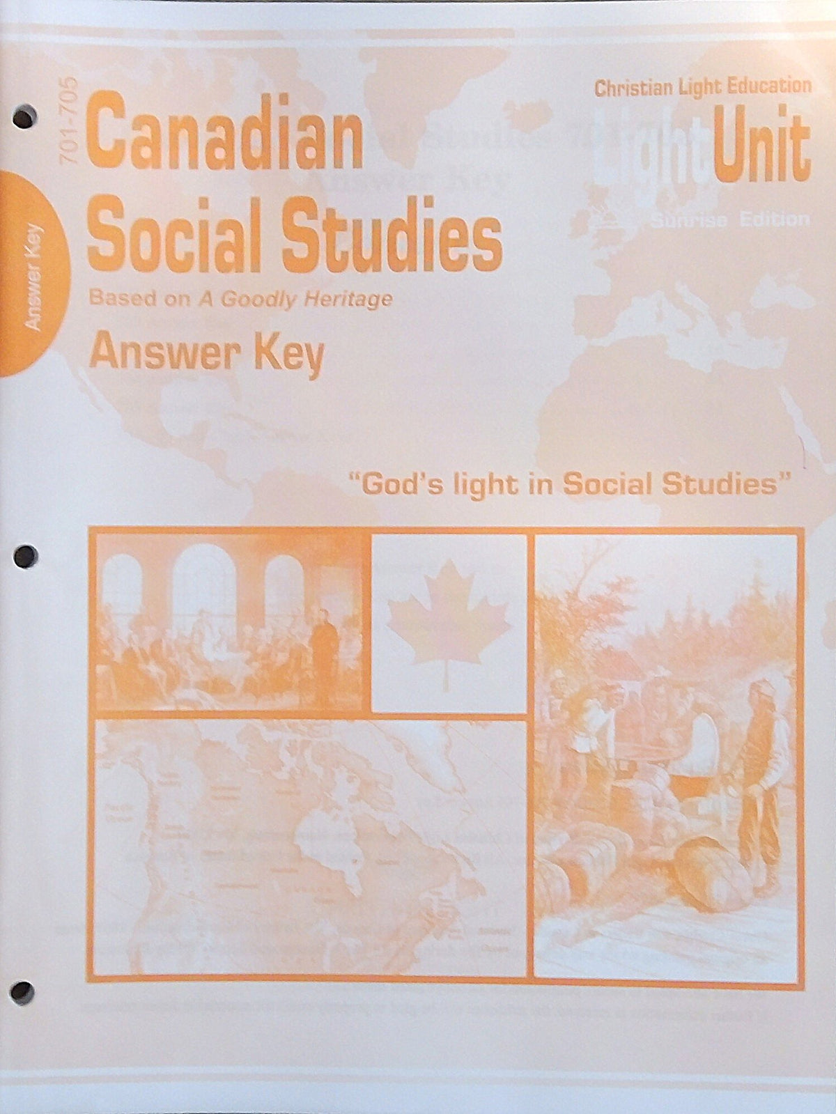 Canadian Social Studies Answer Key: L.U. 701-705