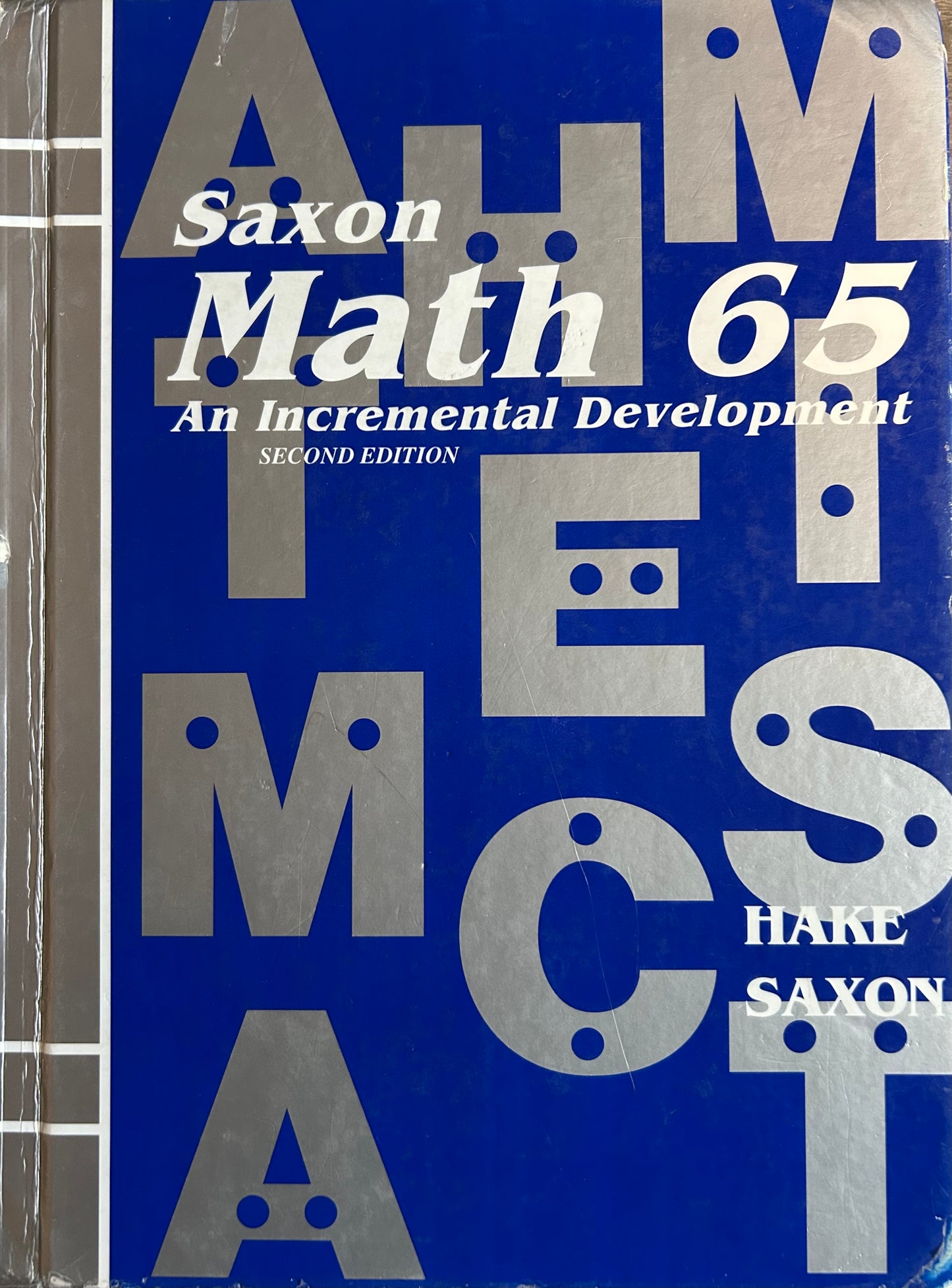 Saxon Math 65 Textbook