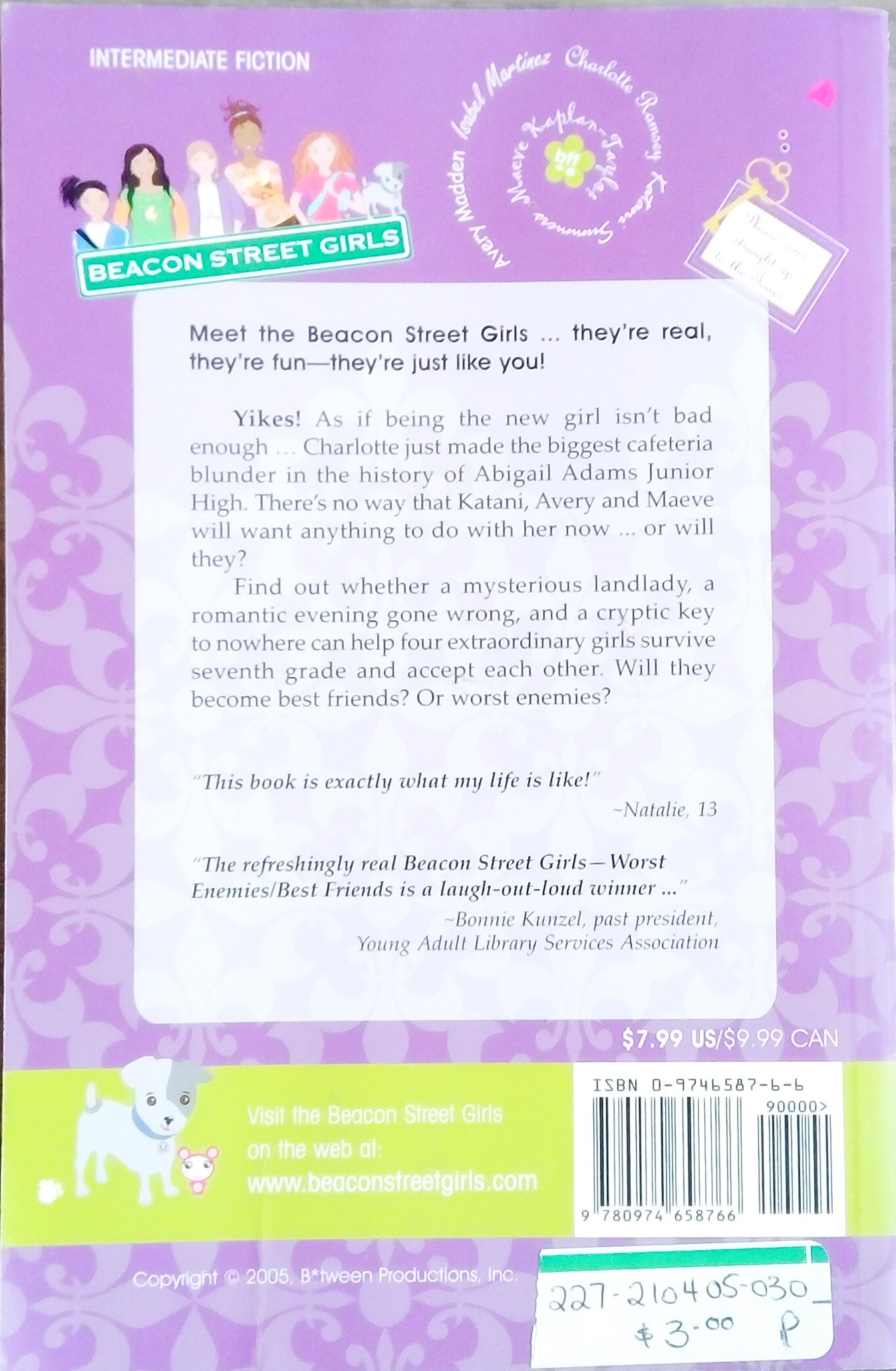 Beacon Street Girls: Worst Enemies/Best Friends