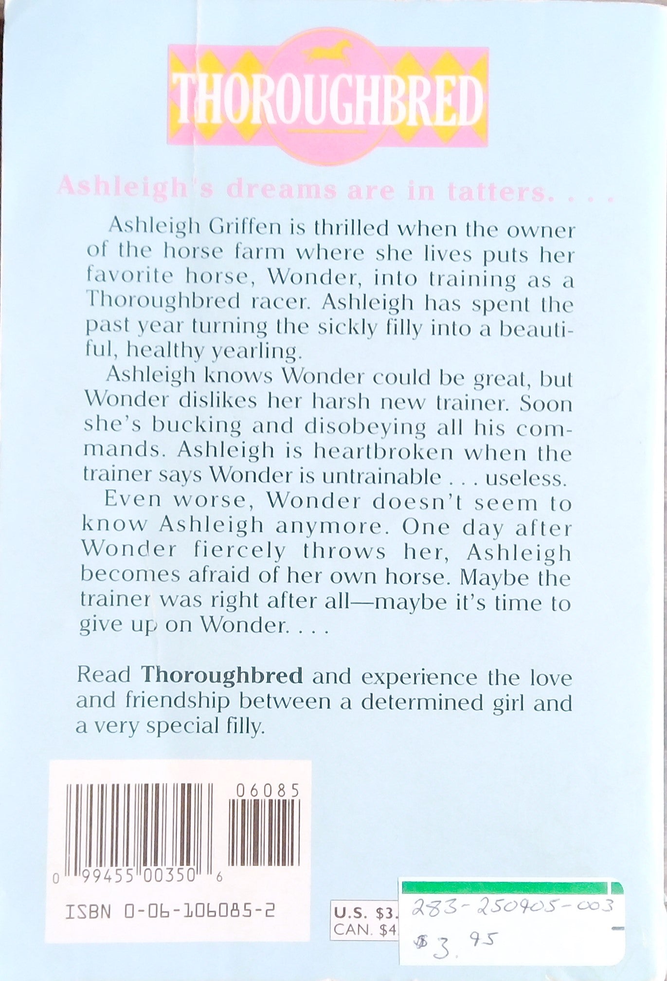 Thoroughbred: Wonder's Promise