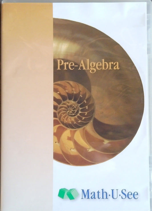 Math-U-See Pre-Algebra DVD